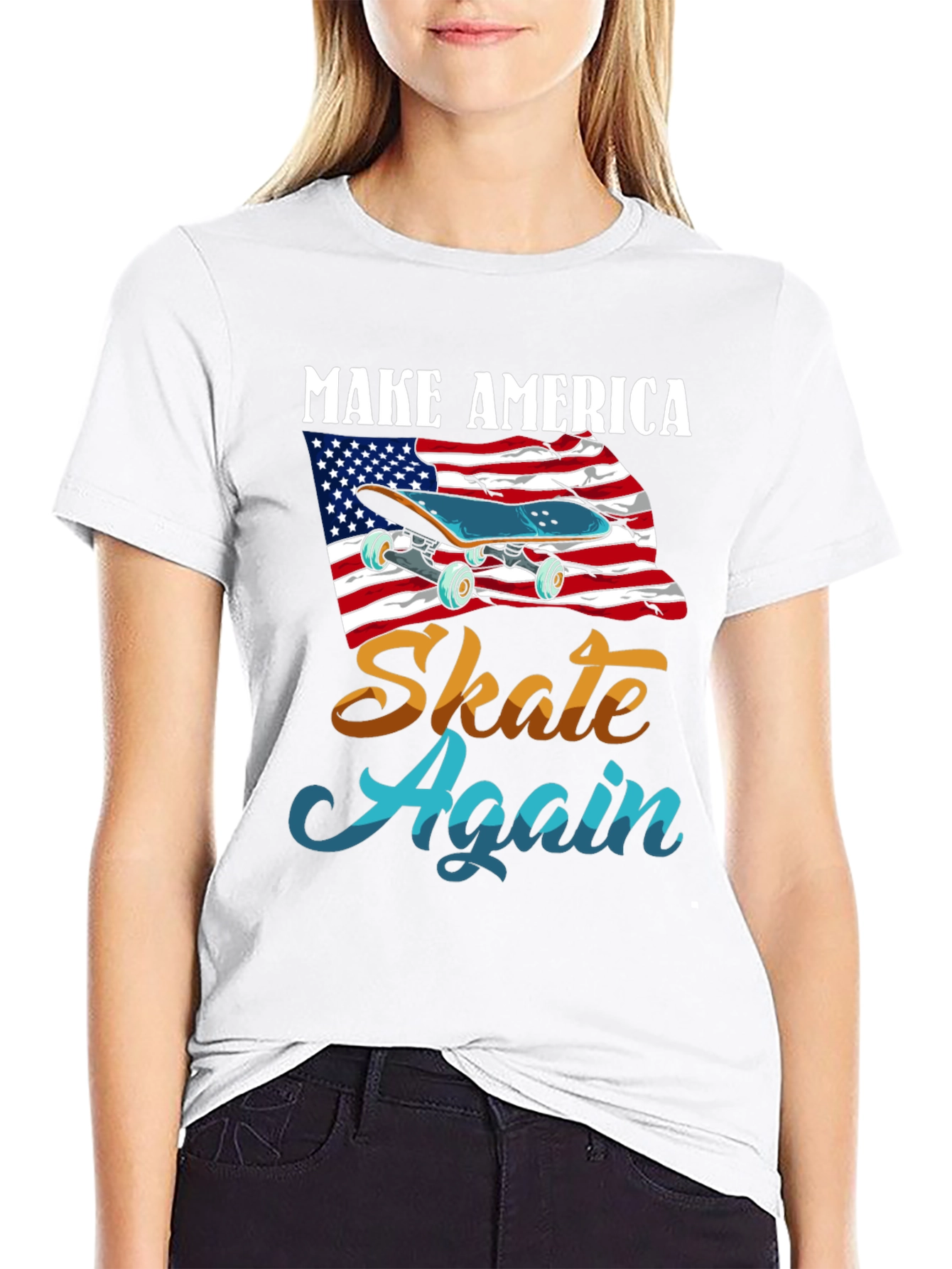 Make America Skate Again Graphic T-Shirt