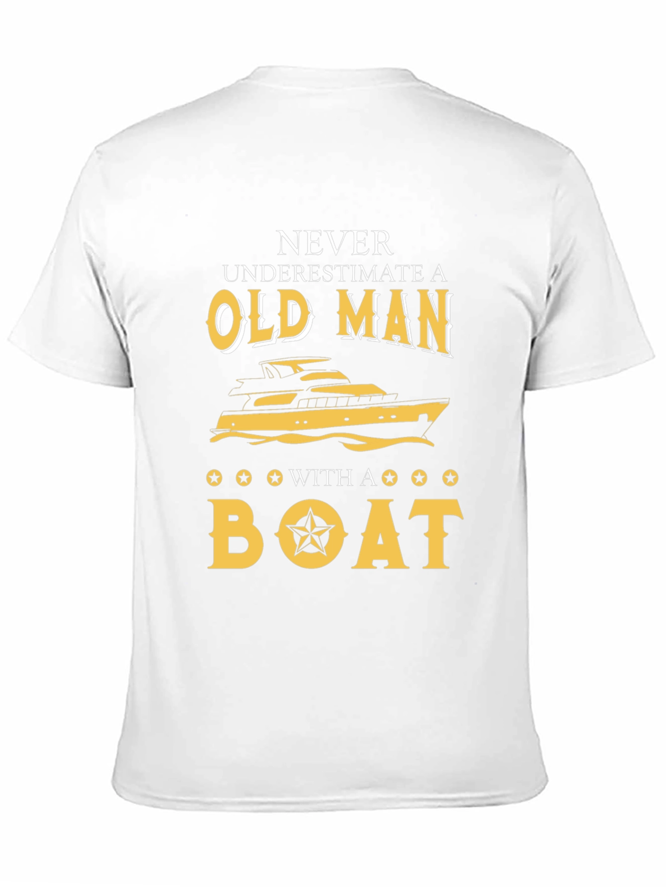 Old Man With a Boat Graphic Tee