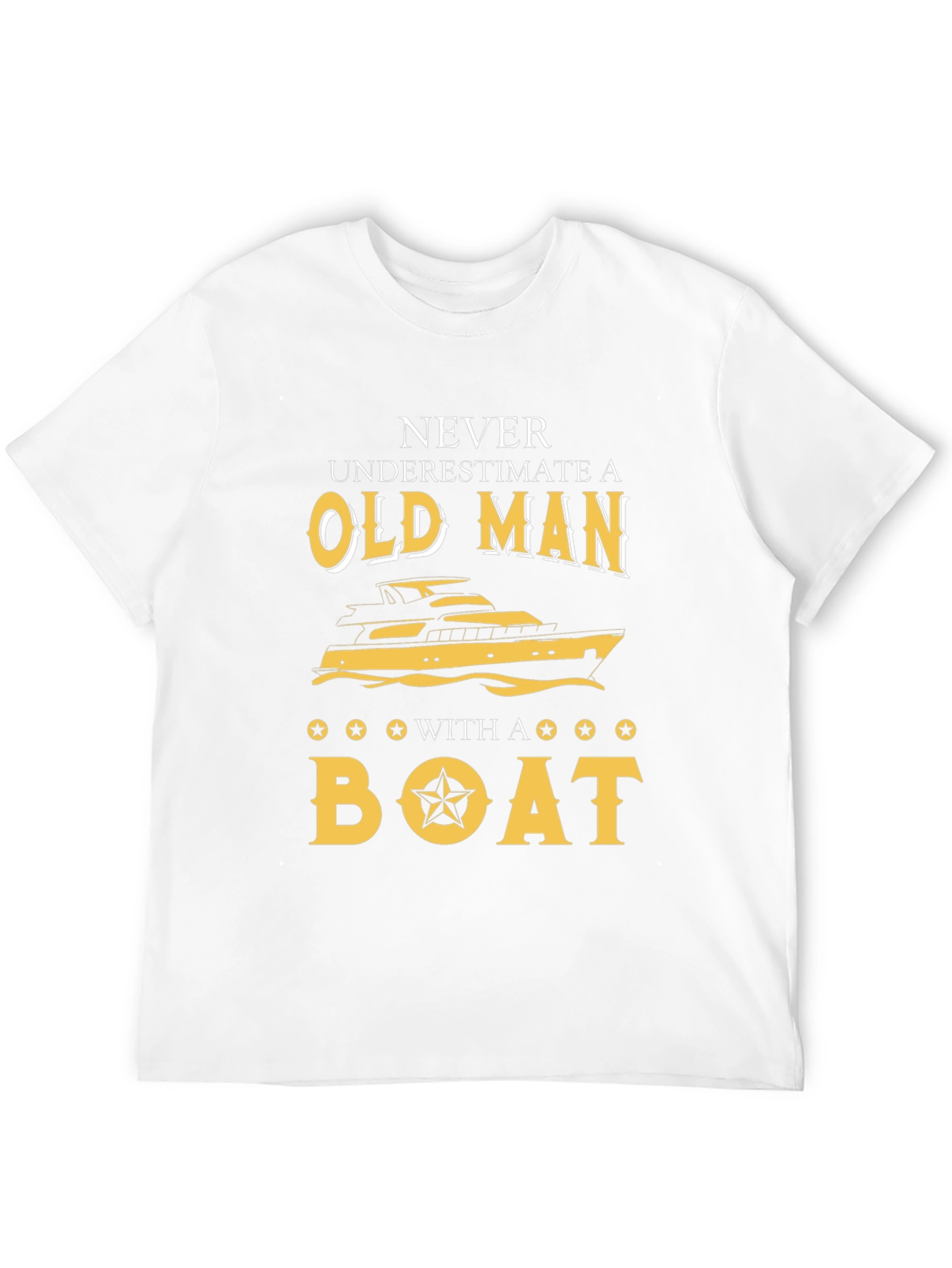 Old Man With a Boat Graphic Tee