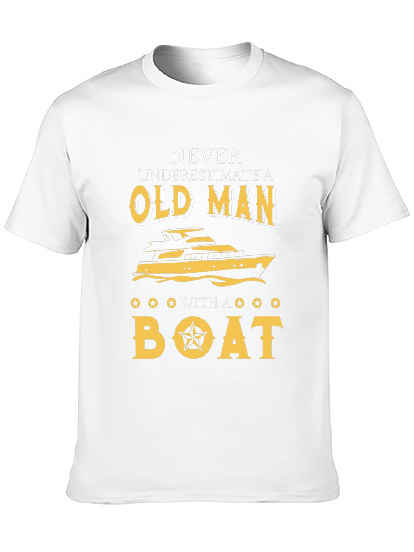 Old Man With a Boat Graphic Tee