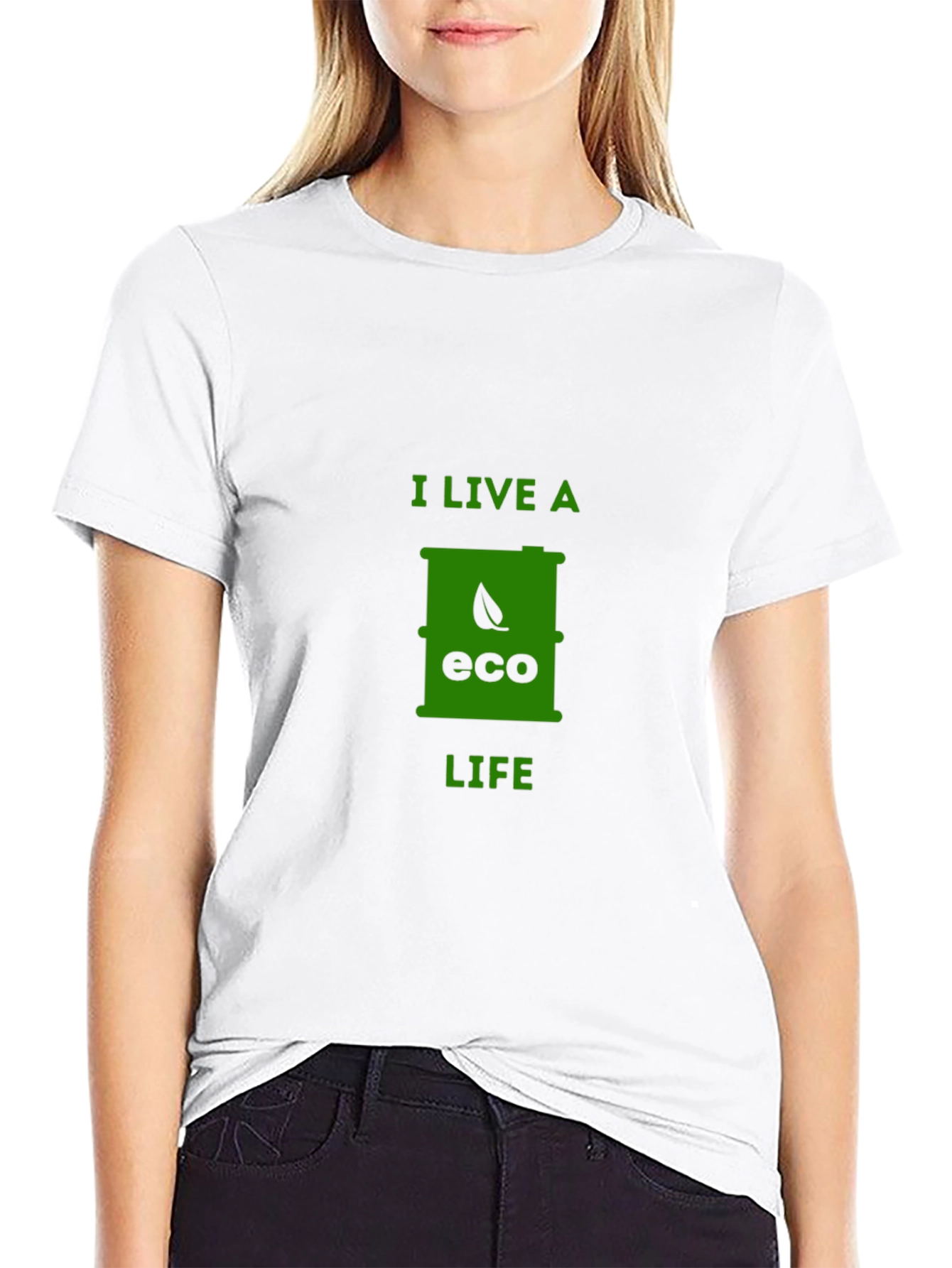 Eco Life T-Shirt - Black Sustainable Fashion
