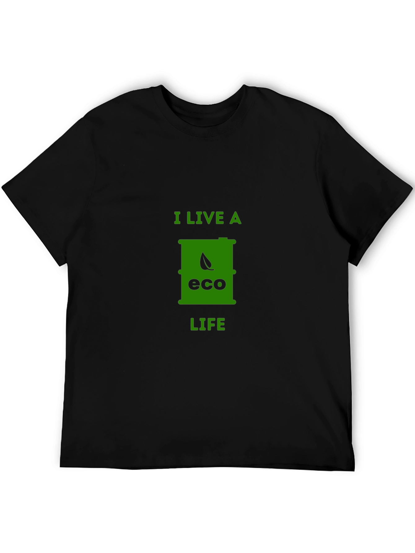 Eco Life T-Shirt - Black Sustainable Fashion