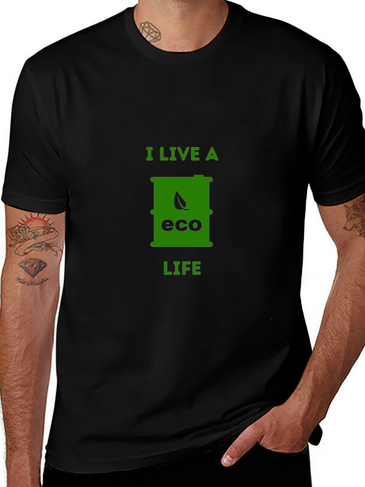 Eco Life T-Shirt - Black Sustainable Fashion