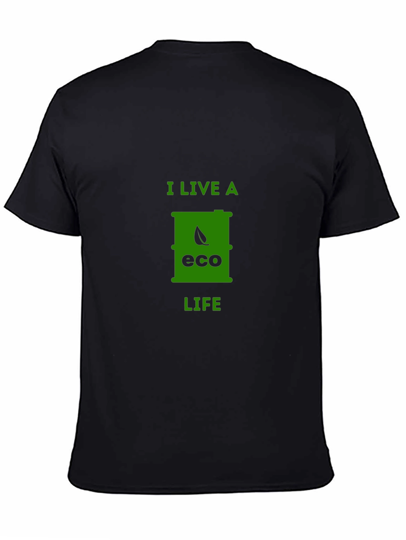 Eco Life T-Shirt - Black Sustainable Fashion