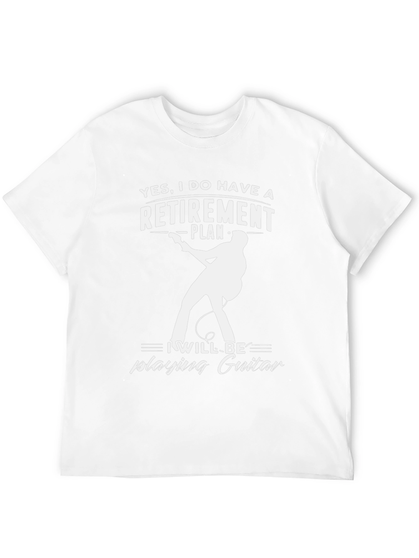 Retirement Guitar T-Shirt - Musician Gift
