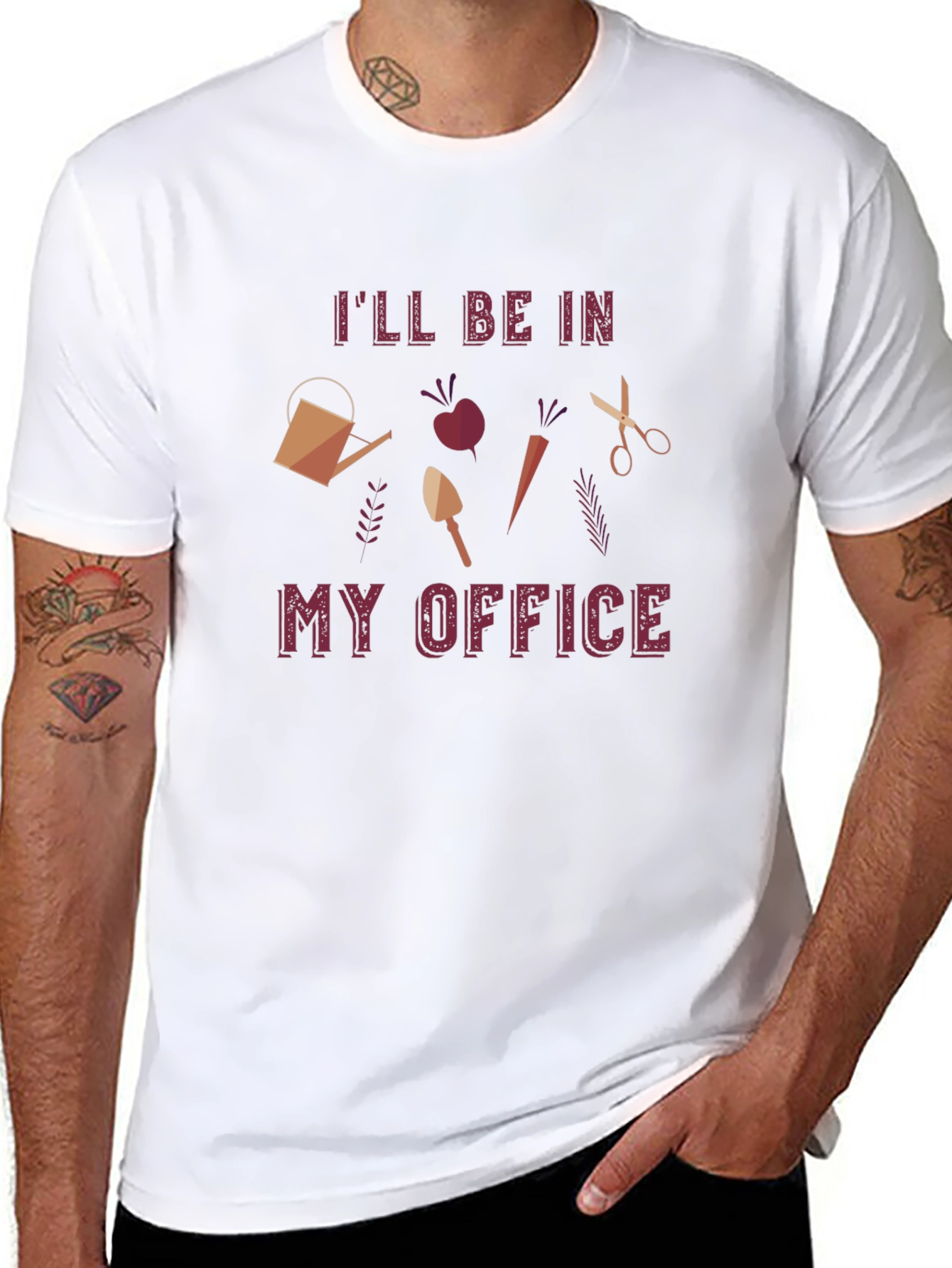Gardeners Office T-Shirt - Ill Be In My Office