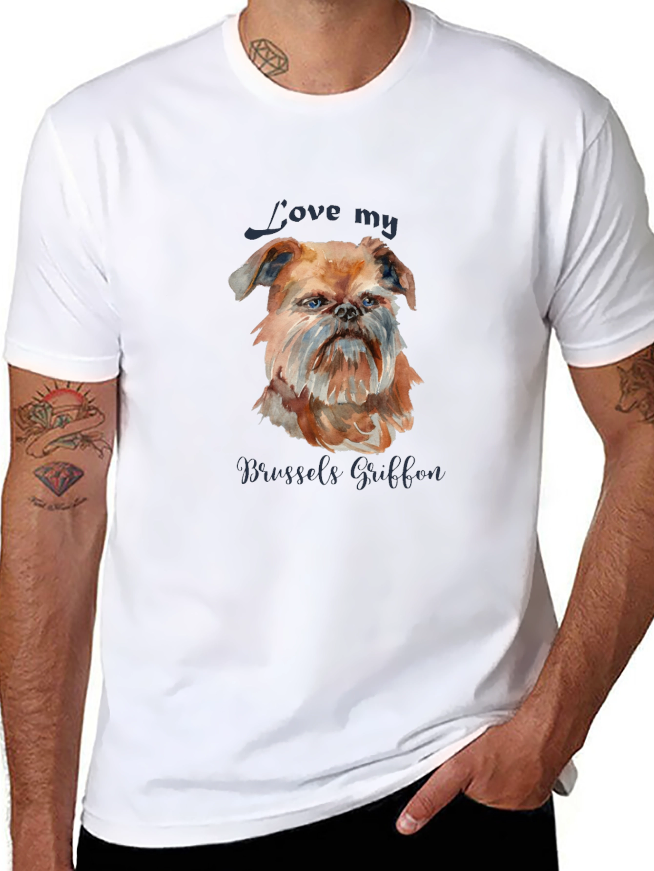 Love My Brussels Griffon T-Shirt