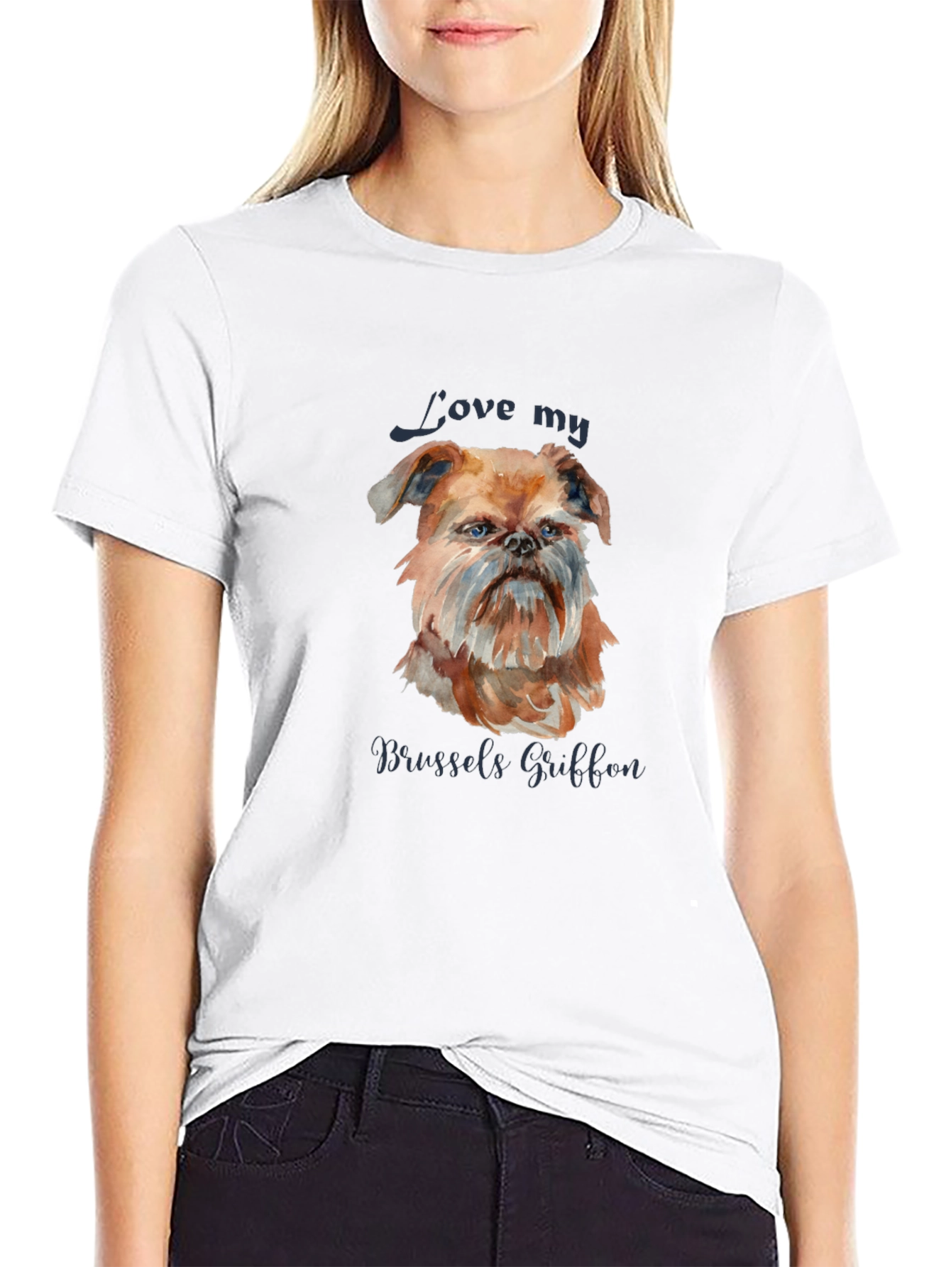 Love My Brussels Griffon T-Shirt