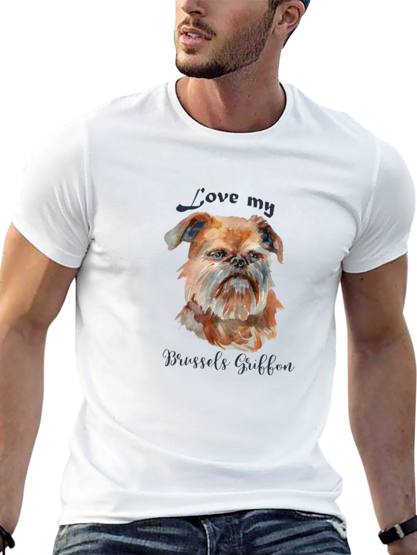 Love My Brussels Griffon T-Shirt
