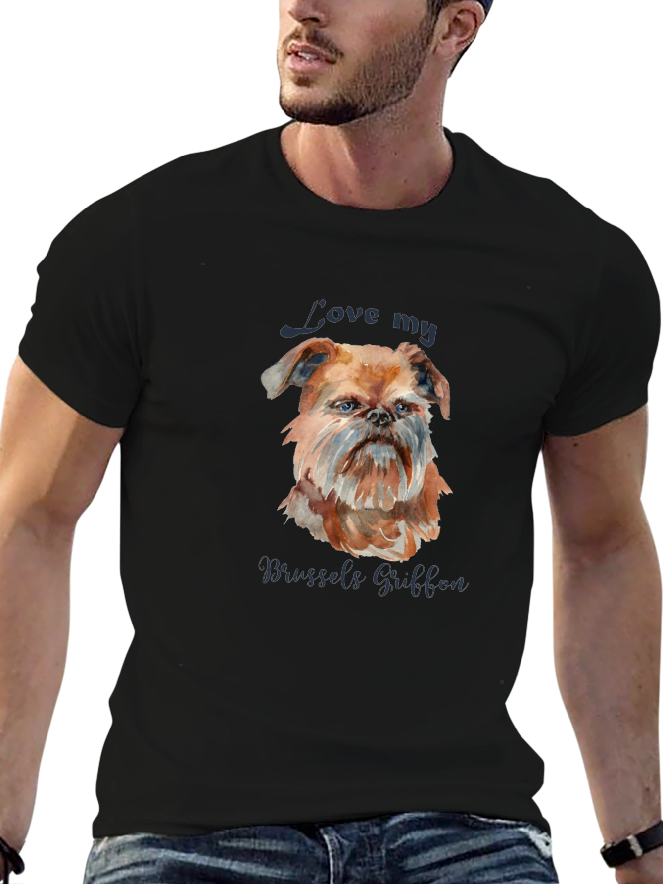 Love My Brussels Griffon T-Shirt