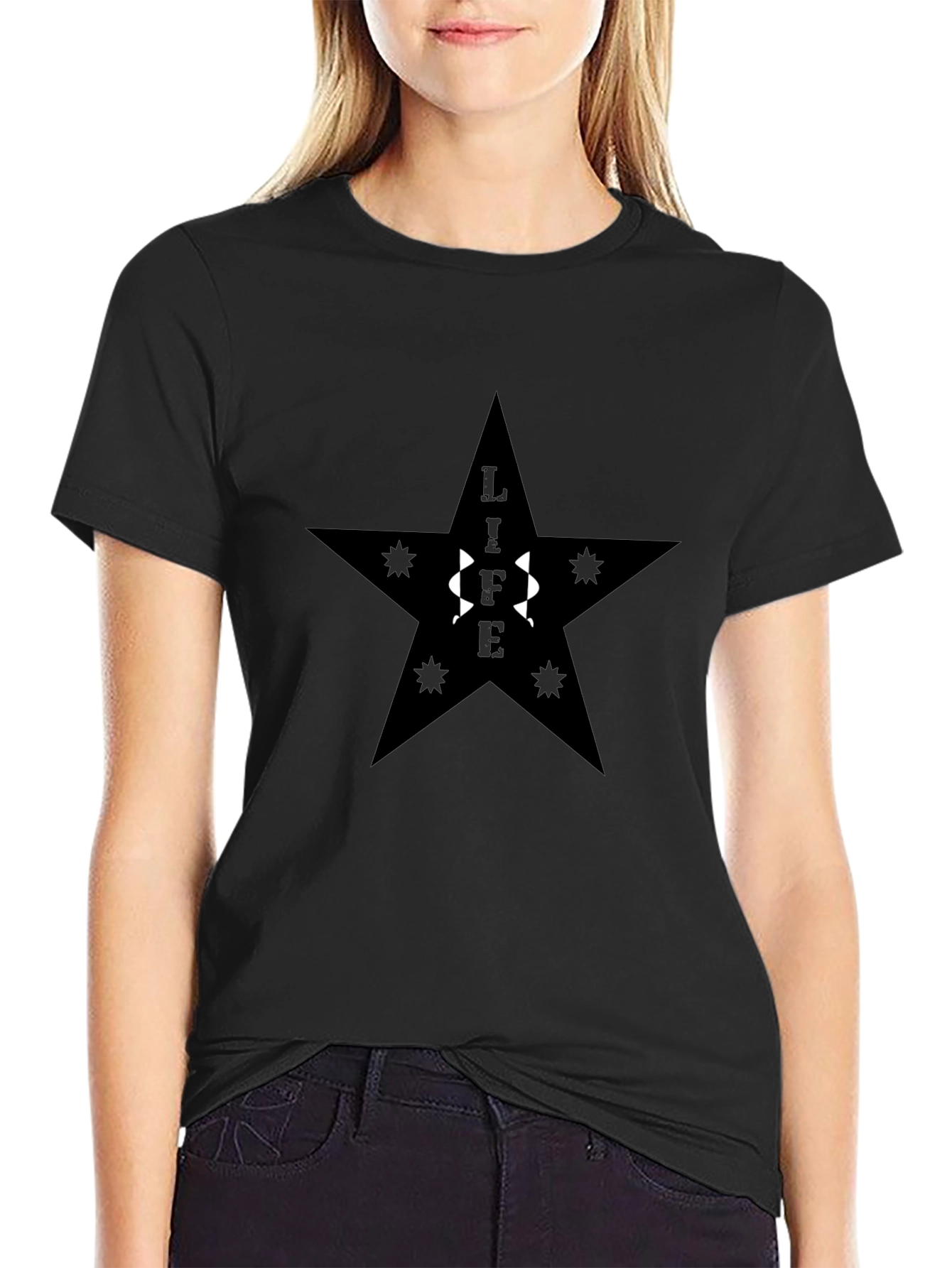 Black Star LIFE Graphic T-Shirt