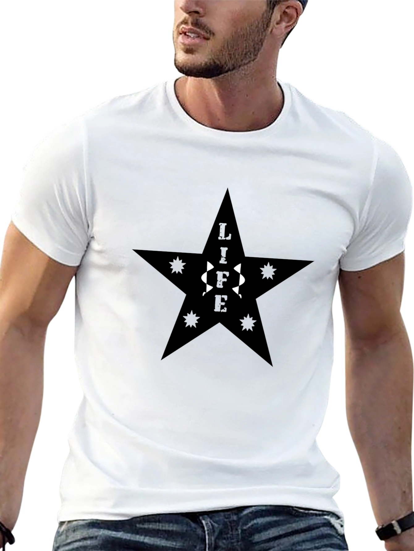Black Star LIFE Graphic T-Shirt