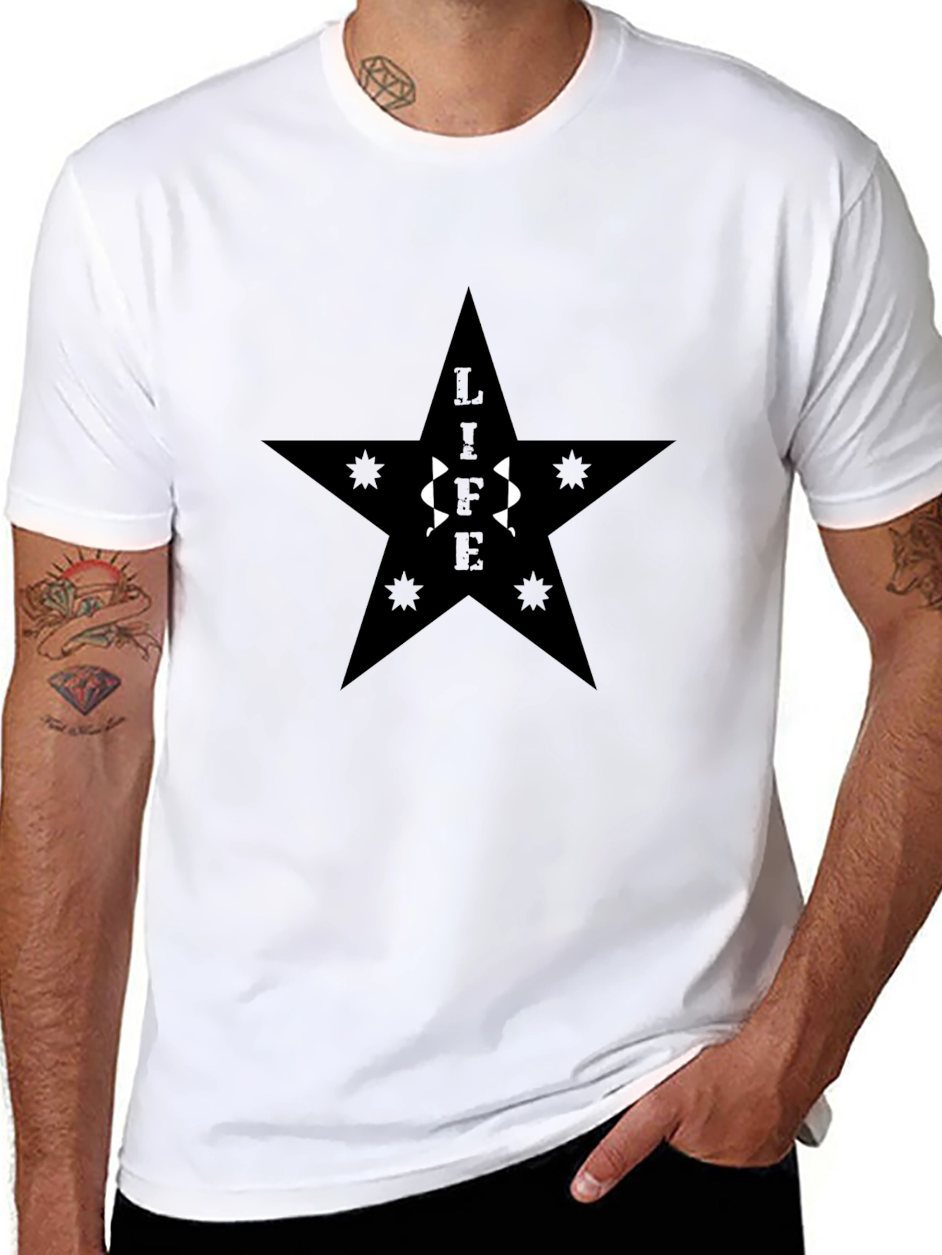 Black Star LIFE Graphic T-Shirt
