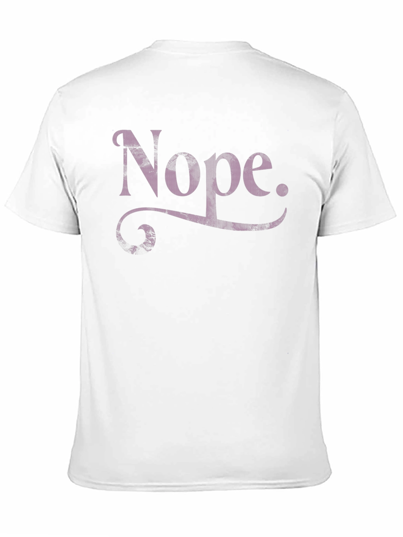 Nope Graphic Tee - Casual Black T-Shirt