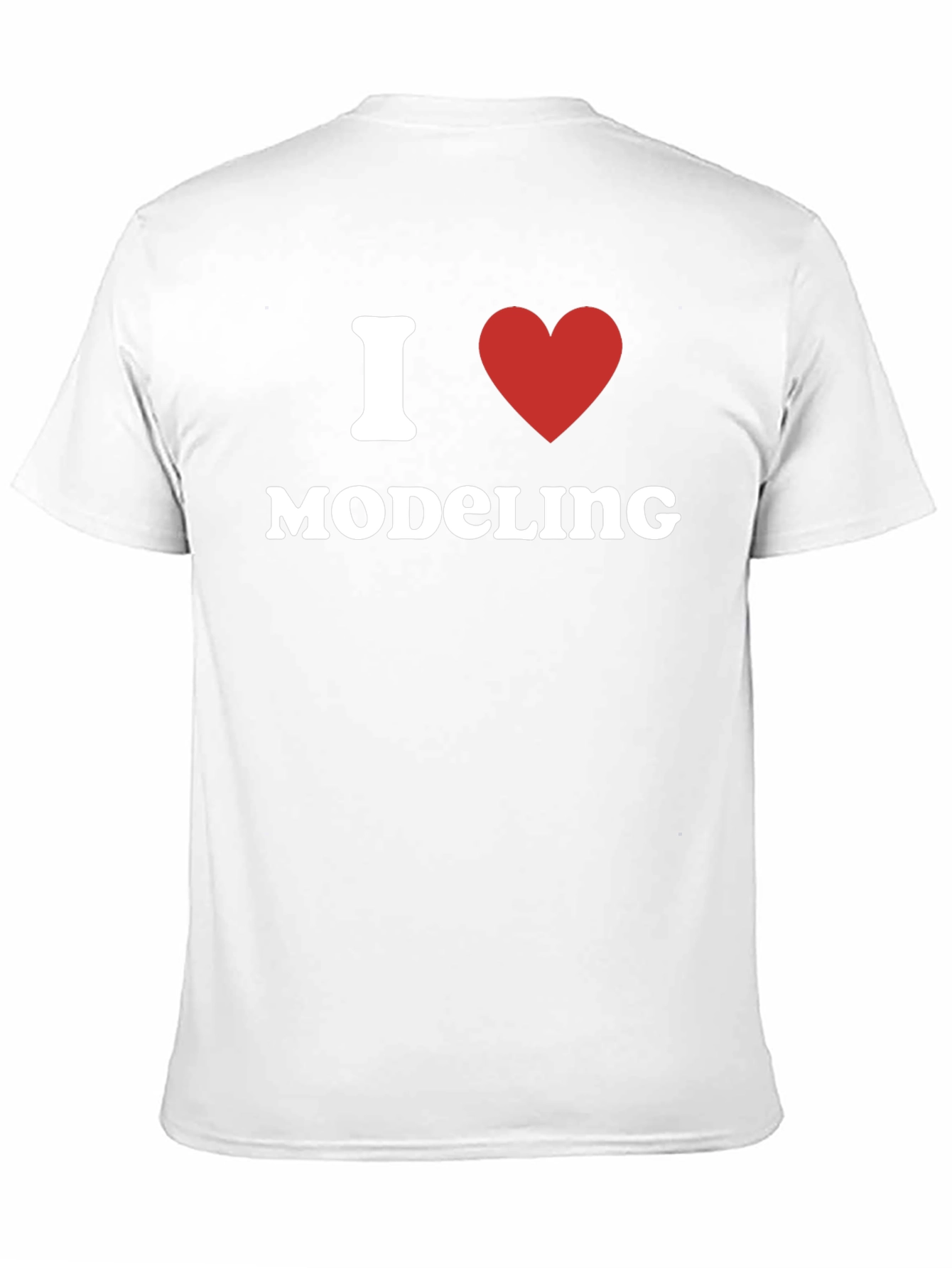 I Heart Modeling Black T-Shirt