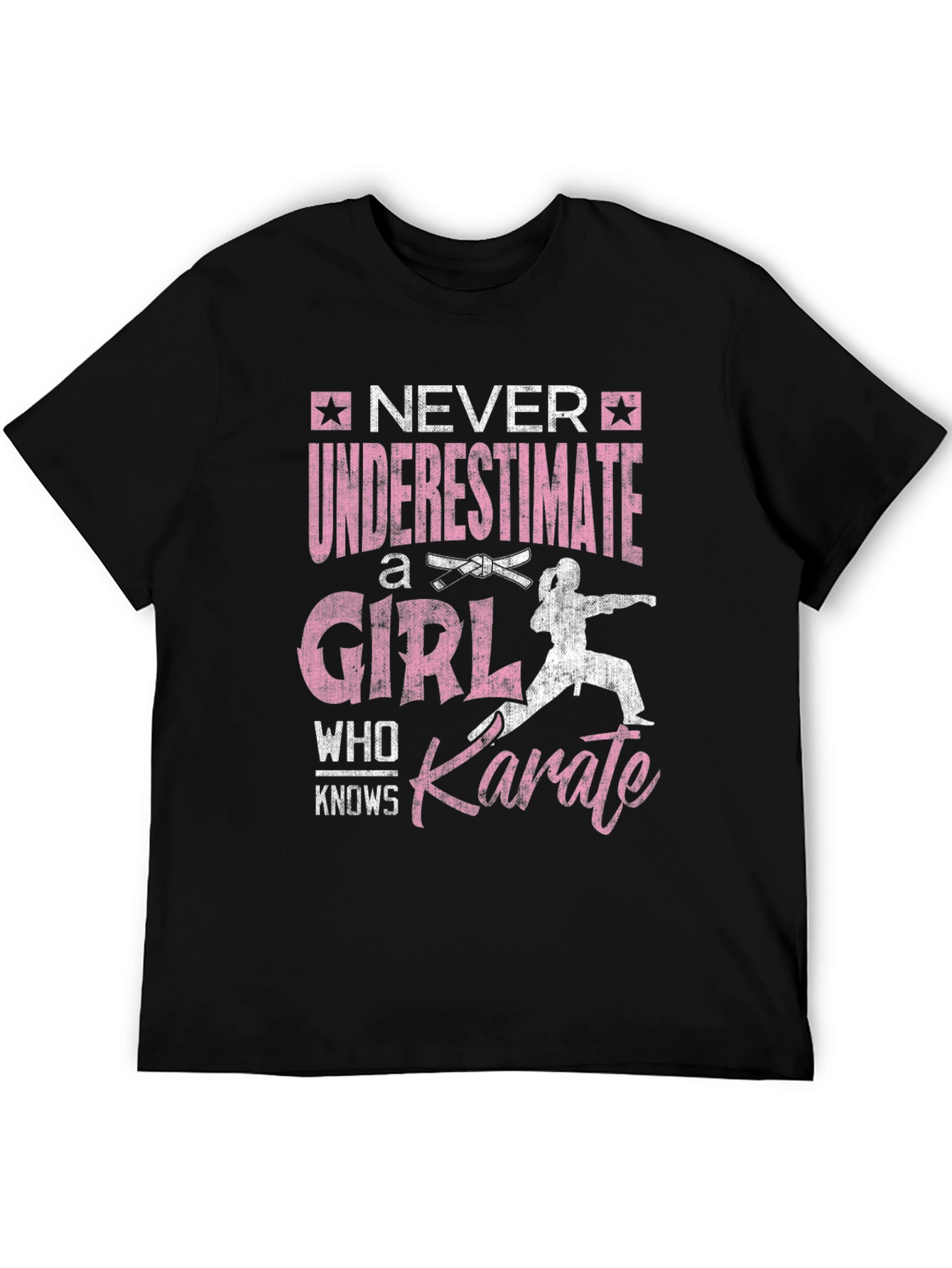 Never Underestimate a Karate Girl T-Shirt
