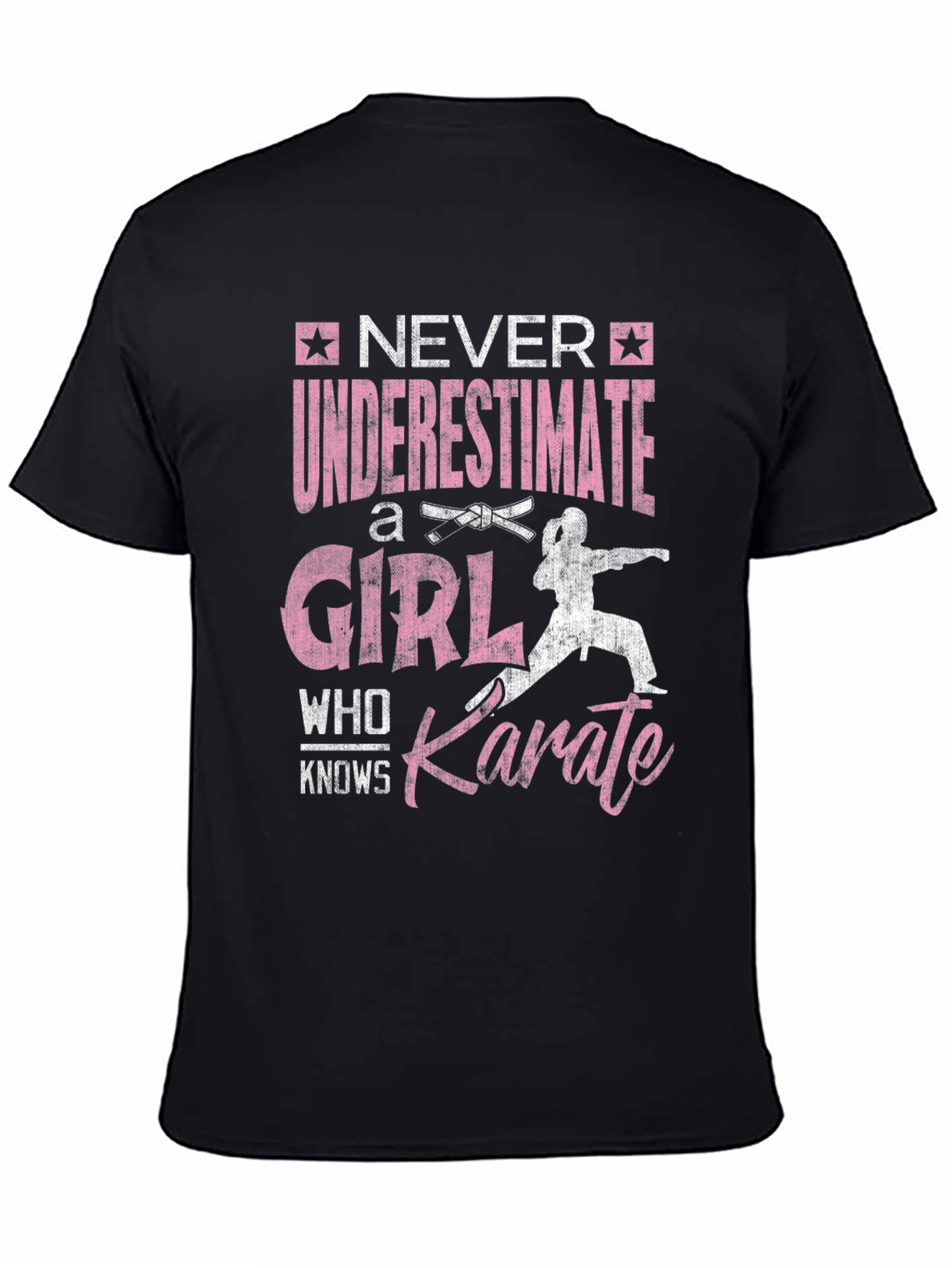 Never Underestimate a Karate Girl T-Shirt