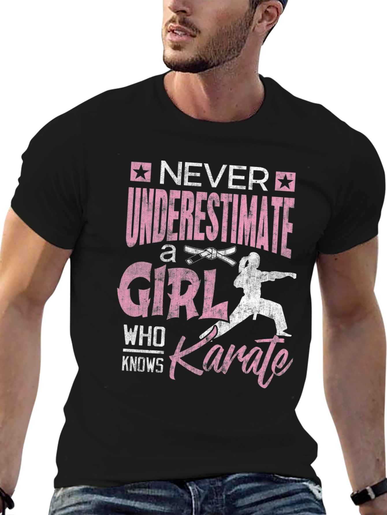 Never Underestimate a Karate Girl T-Shirt