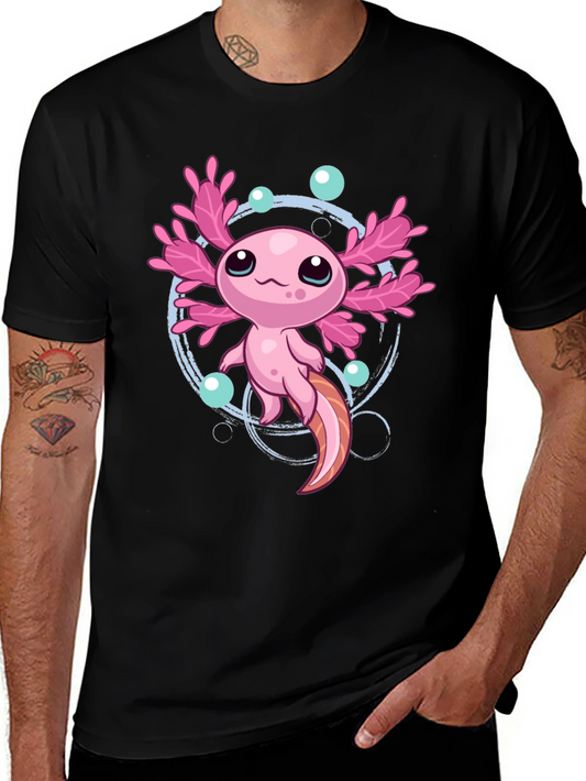 Cute Axolotl Graphic T-Shirt