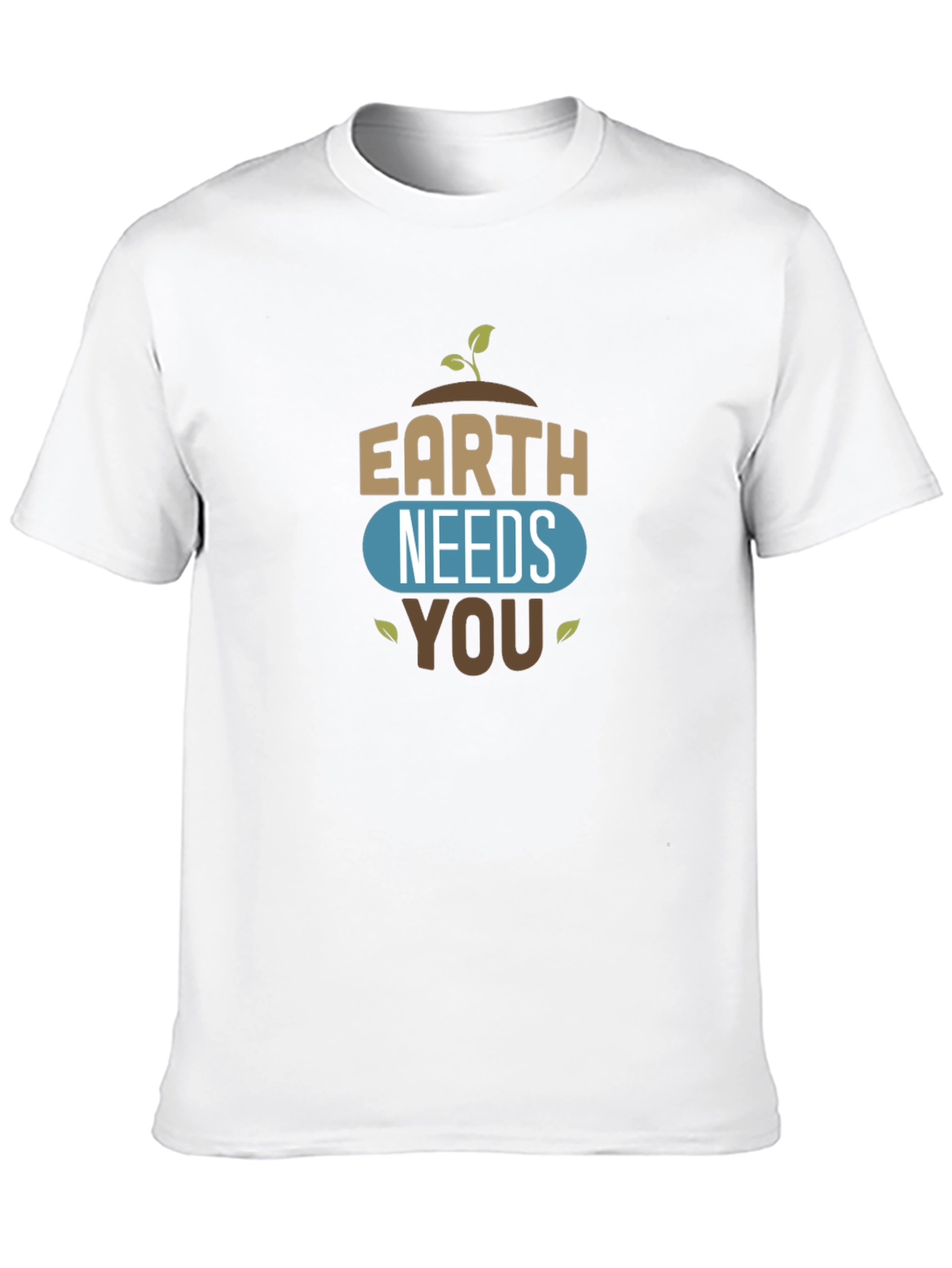 Earth Needs You Graphic Tee - Black