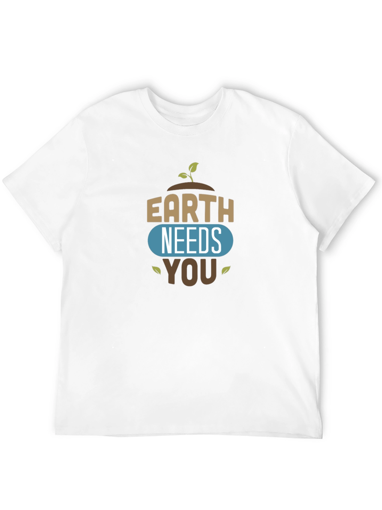 Earth Needs You Graphic Tee - Black
