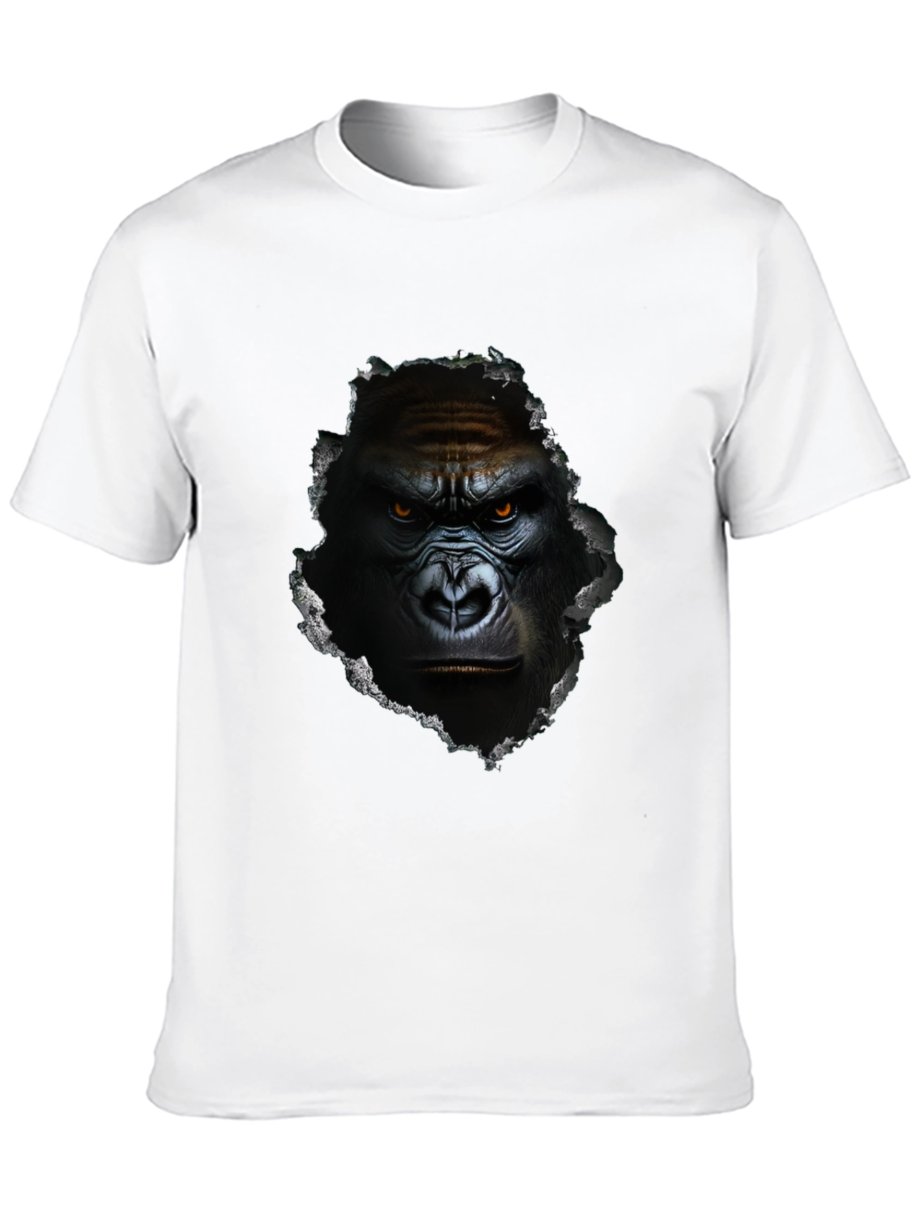 Gorilla Graphic Print Black Tee
