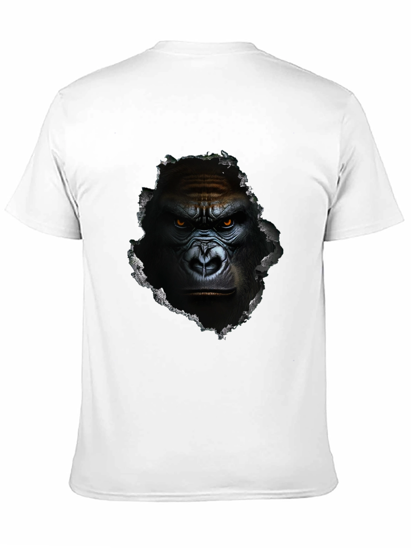 Gorilla Graphic Print Black Tee
