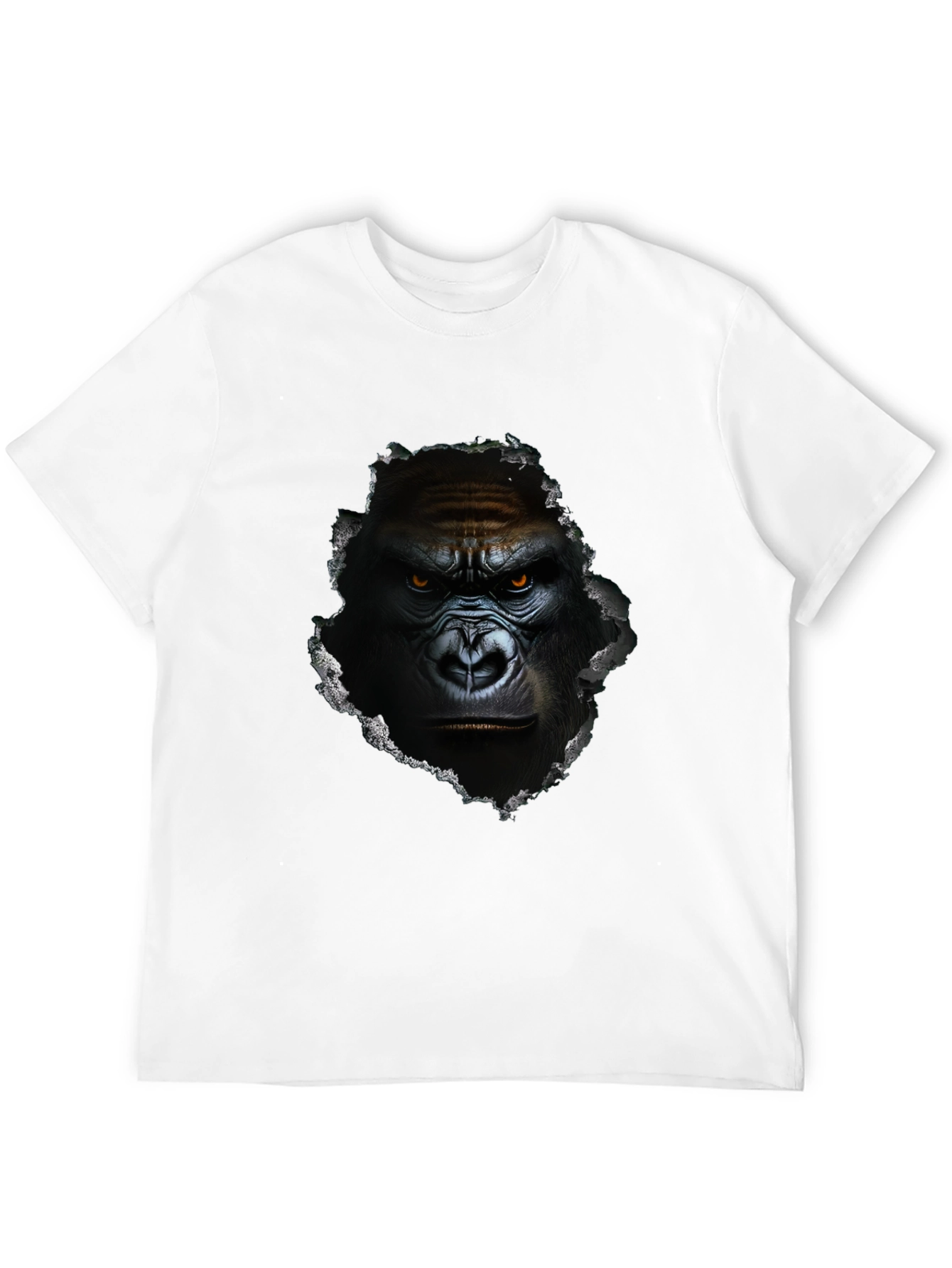 Gorilla Graphic Print Black Tee