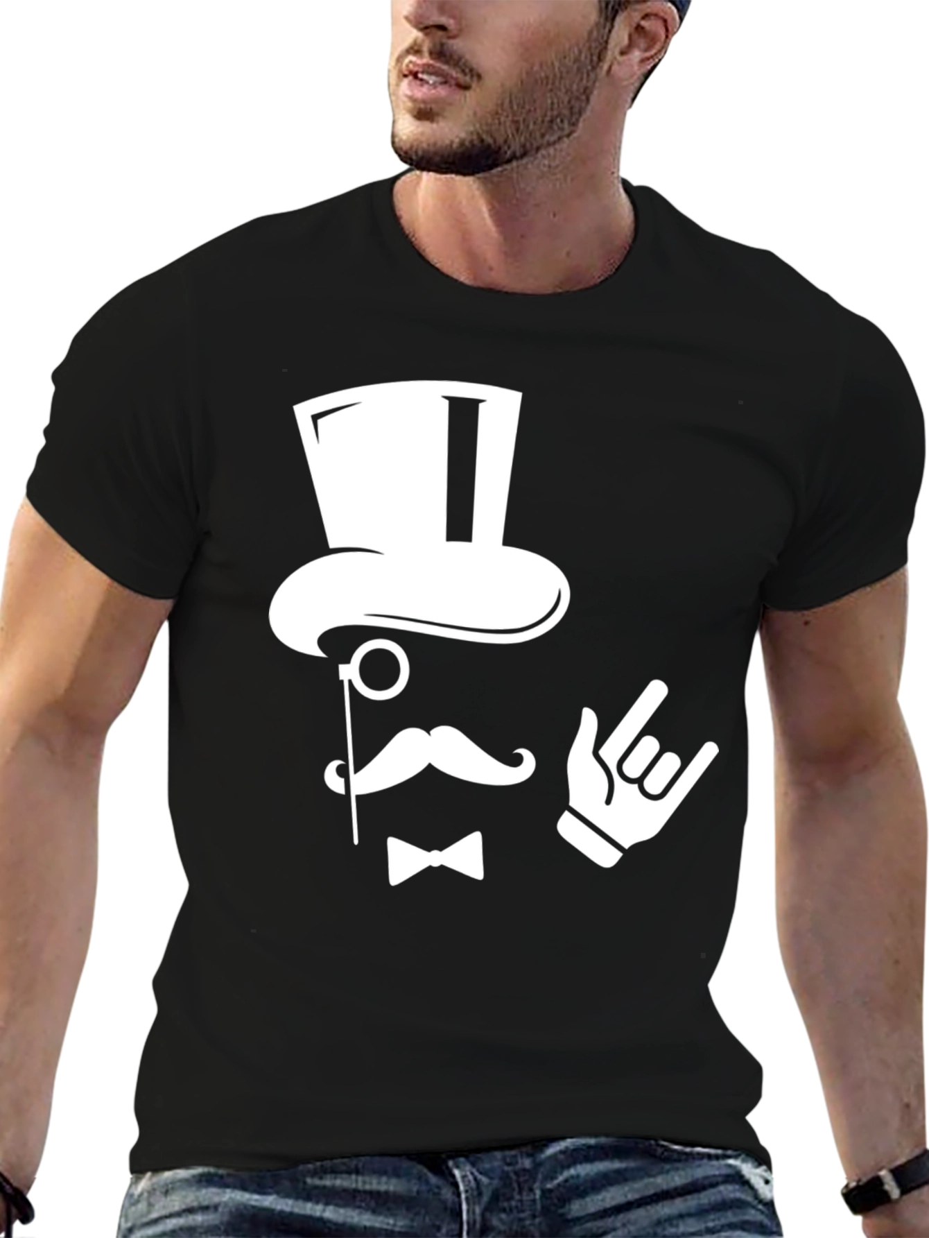 Gentleman Graphic Tee - Rock On Attitude