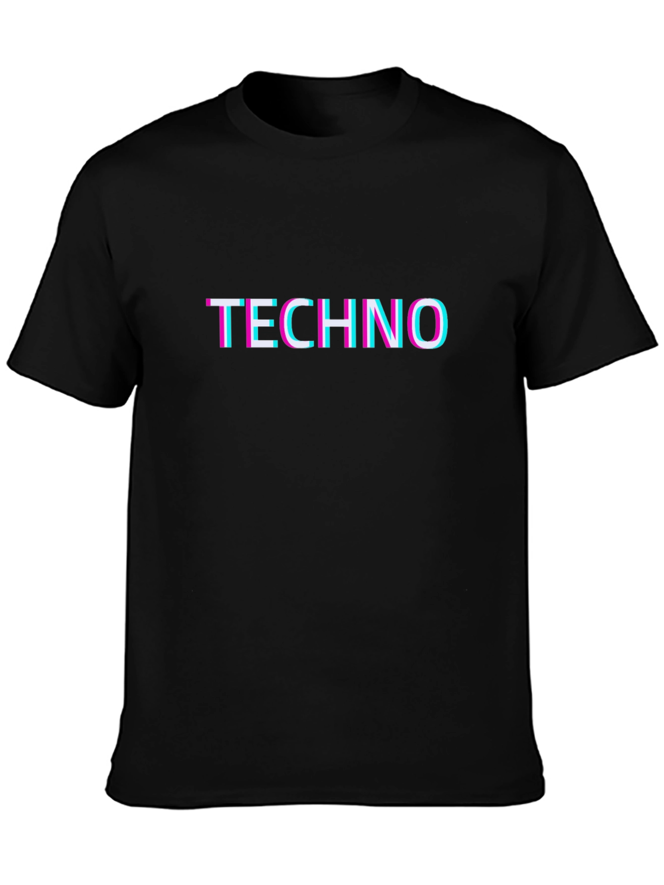 Techno Glitch T-Shirt - Modern Style