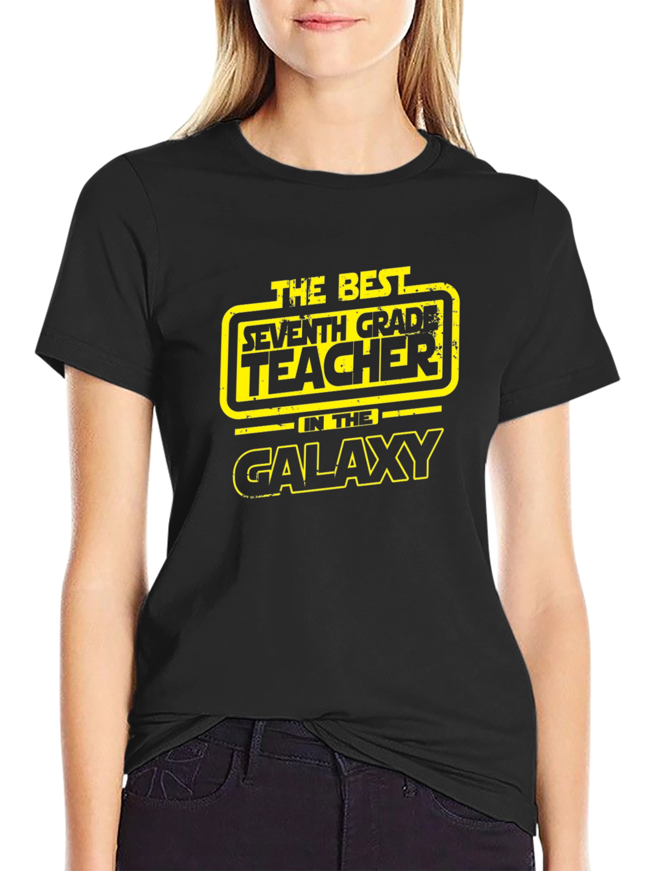 Best Seventh Grade Teacher Galaxy T-Shirt