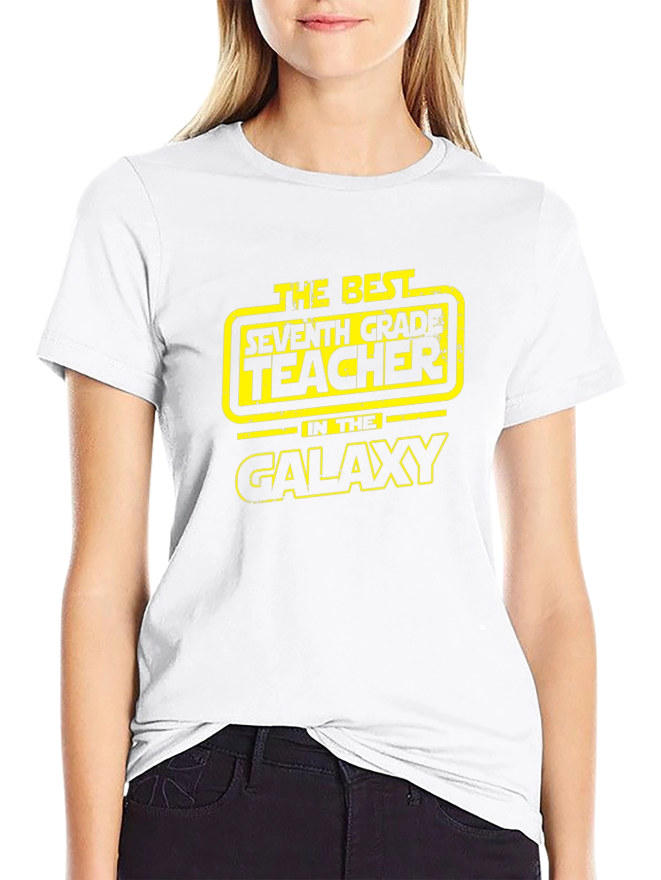 Best Seventh Grade Teacher Galaxy T-Shirt