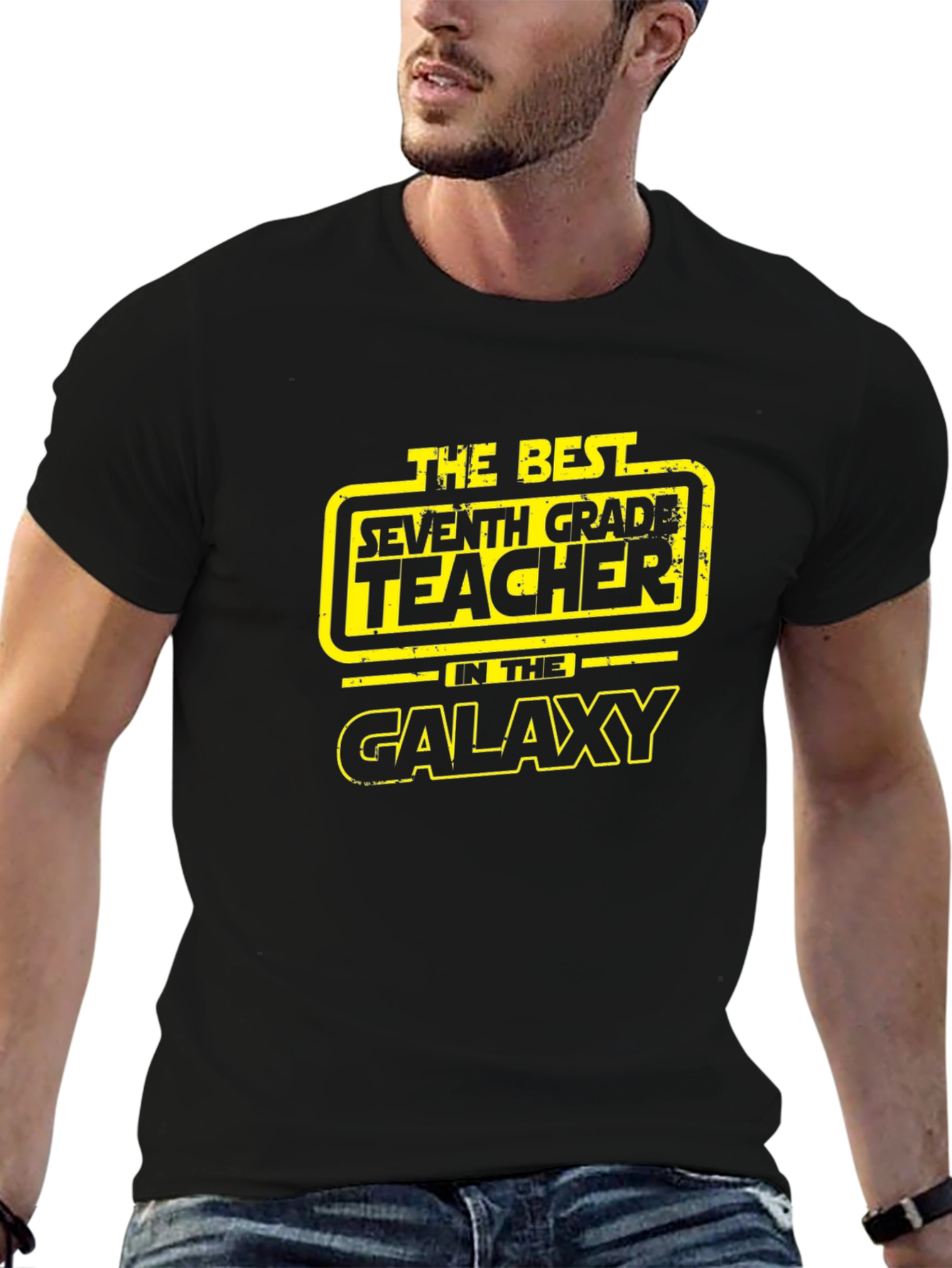 Best Seventh Grade Teacher Galaxy T-Shirt