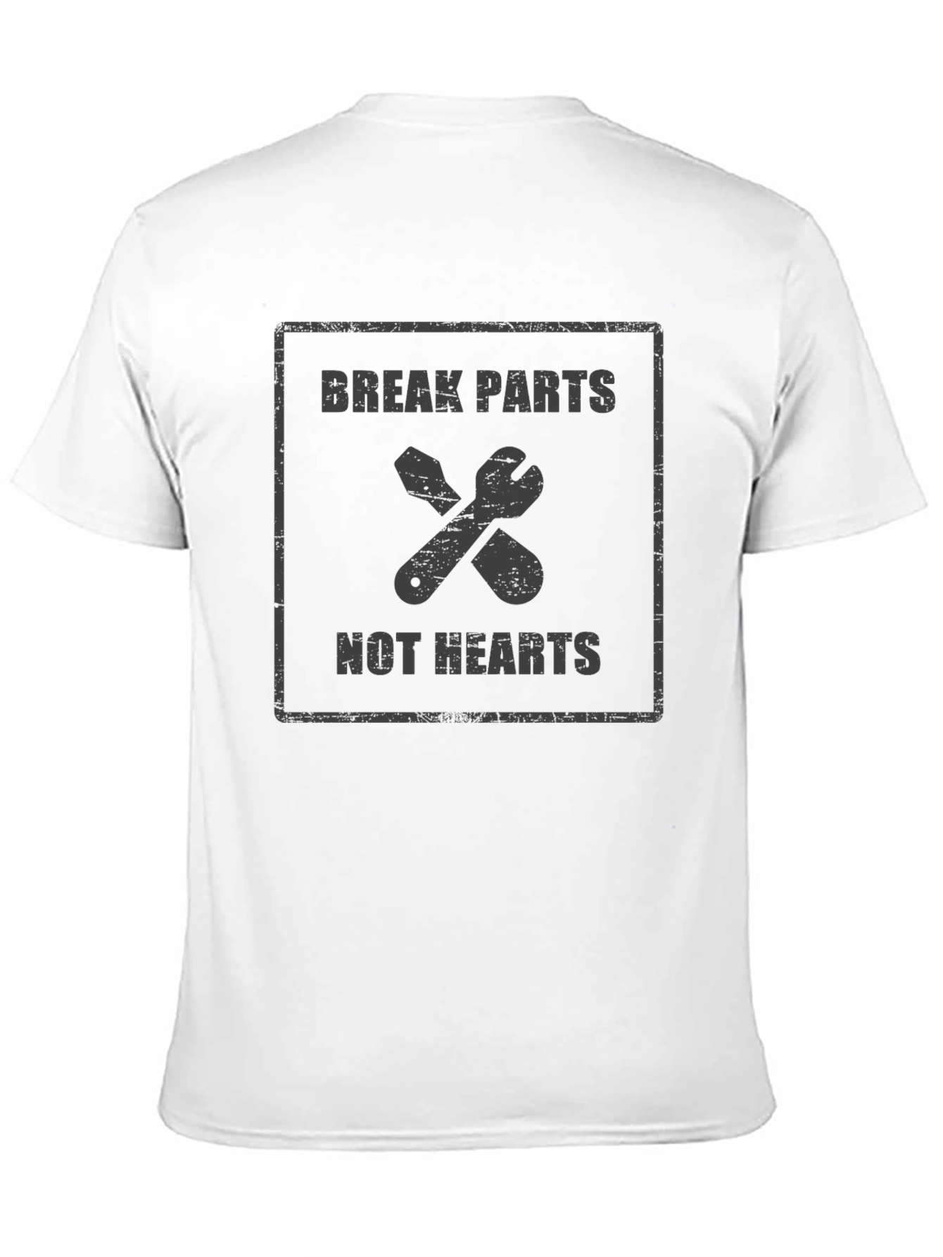 Break Parts Not Hearts Graphic T-Shirt - Mechanic Gift
