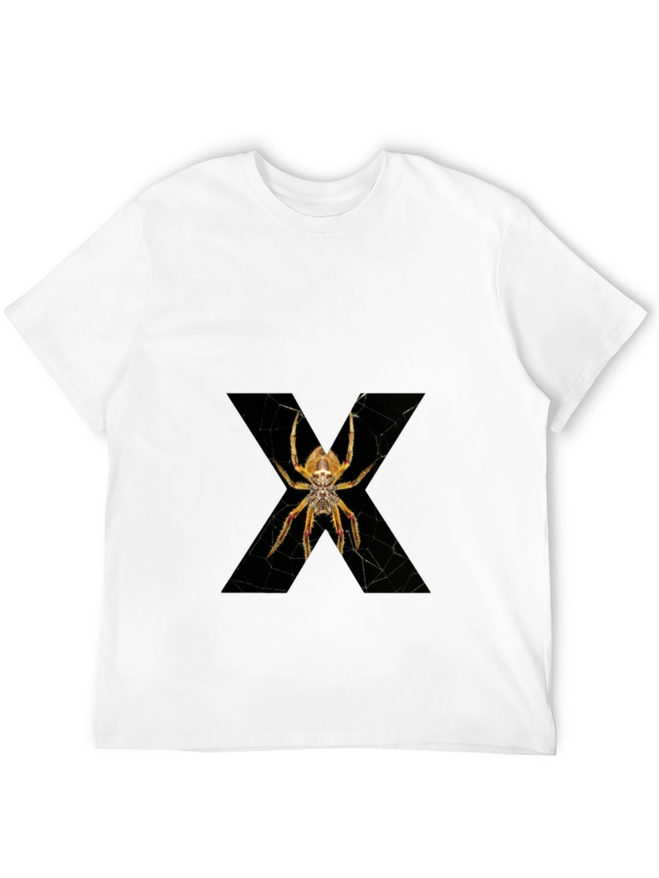 Spider Web X Graphic Black T-Shirt