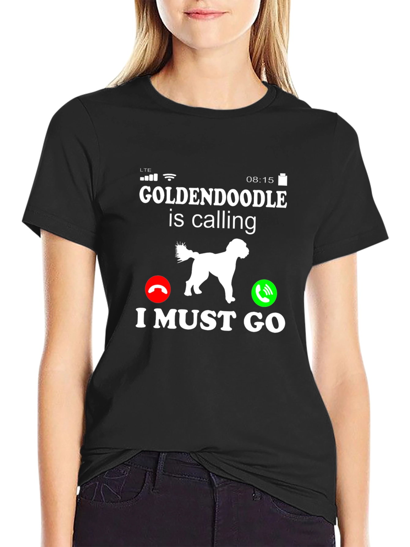 Goldendoodle Calling T-Shirt - Dog Lover Tee