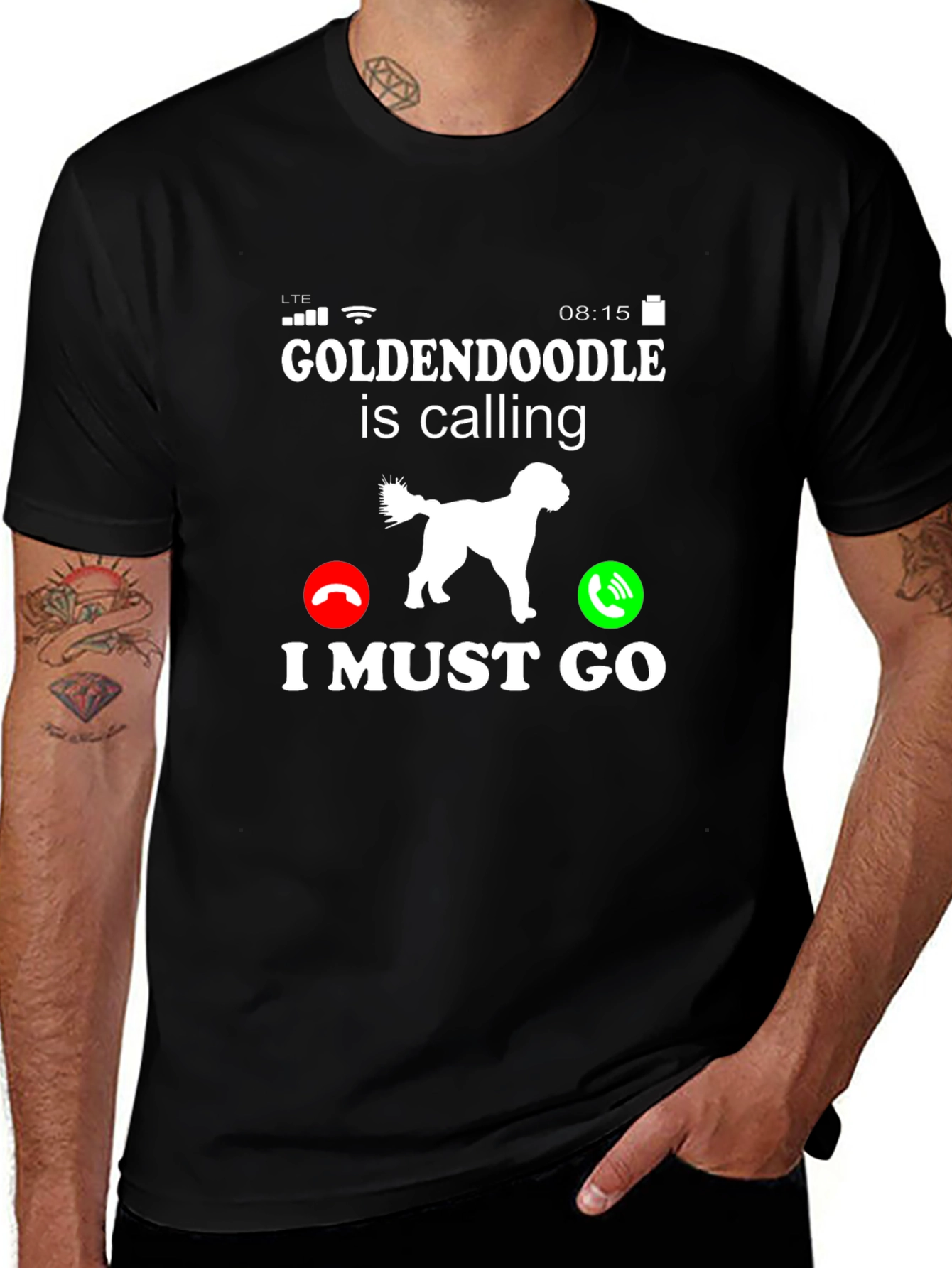 Goldendoodle Calling T-Shirt - Dog Lover Tee