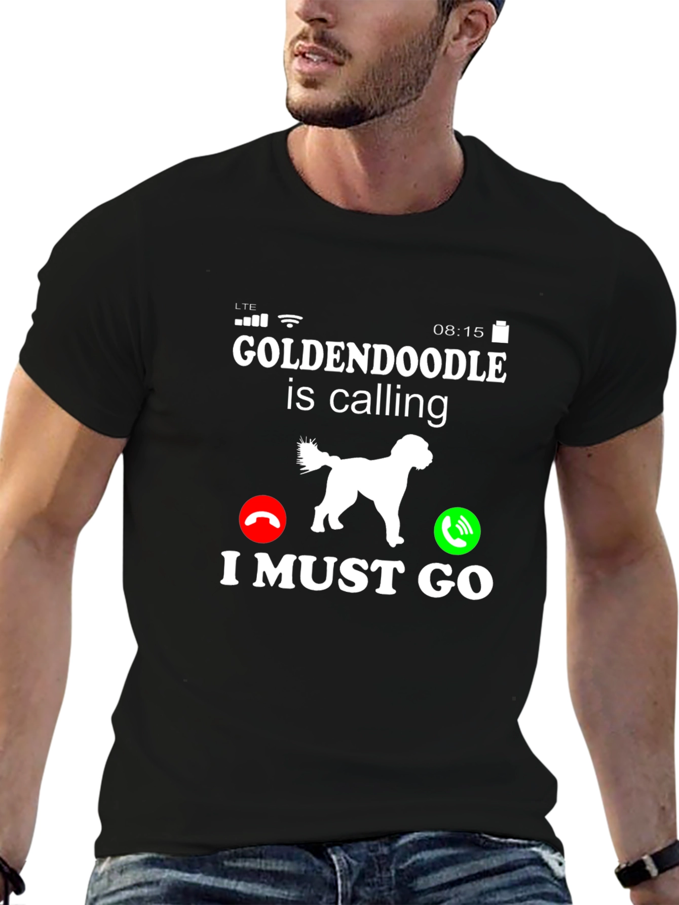 Goldendoodle Calling T-Shirt - Dog Lover Tee