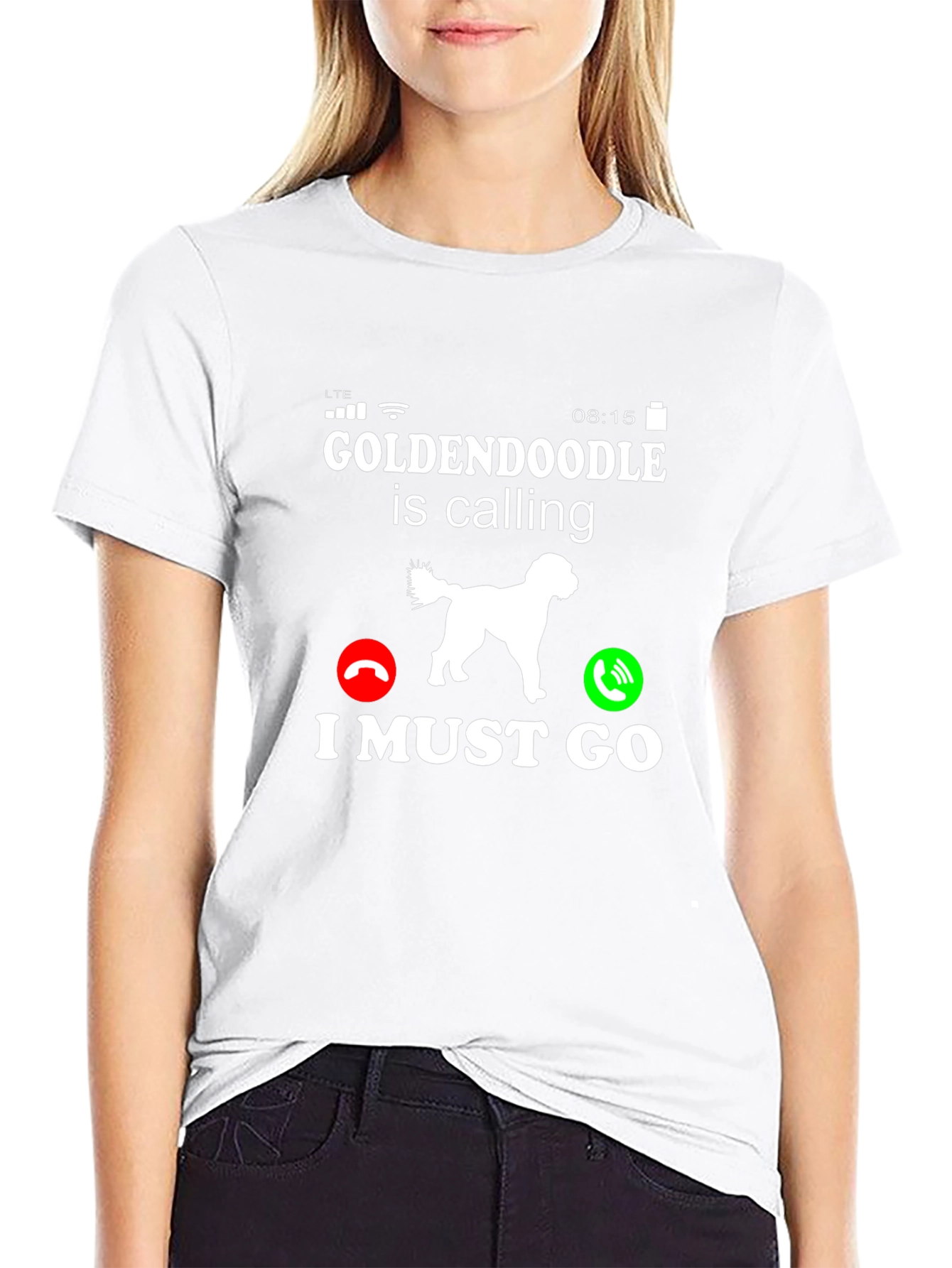 Goldendoodle Calling T-Shirt - Dog Lover Tee
