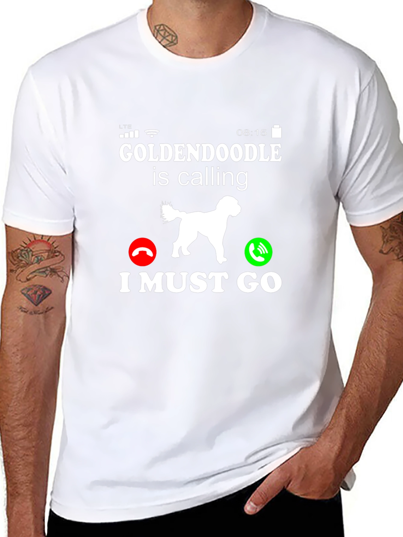Goldendoodle Calling T-Shirt - Dog Lover Tee