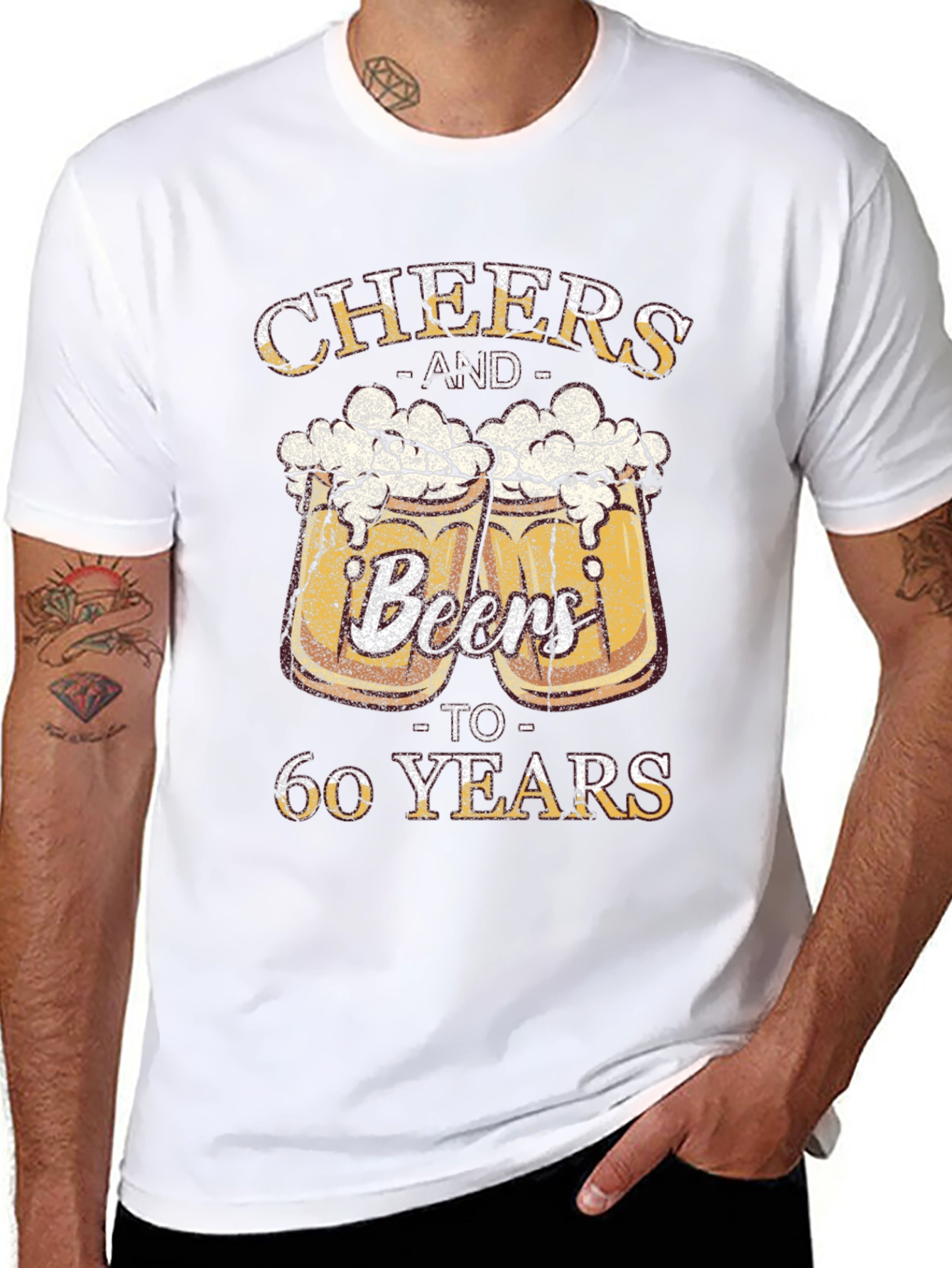Cheers and Beers to 60 Years T-Shirt