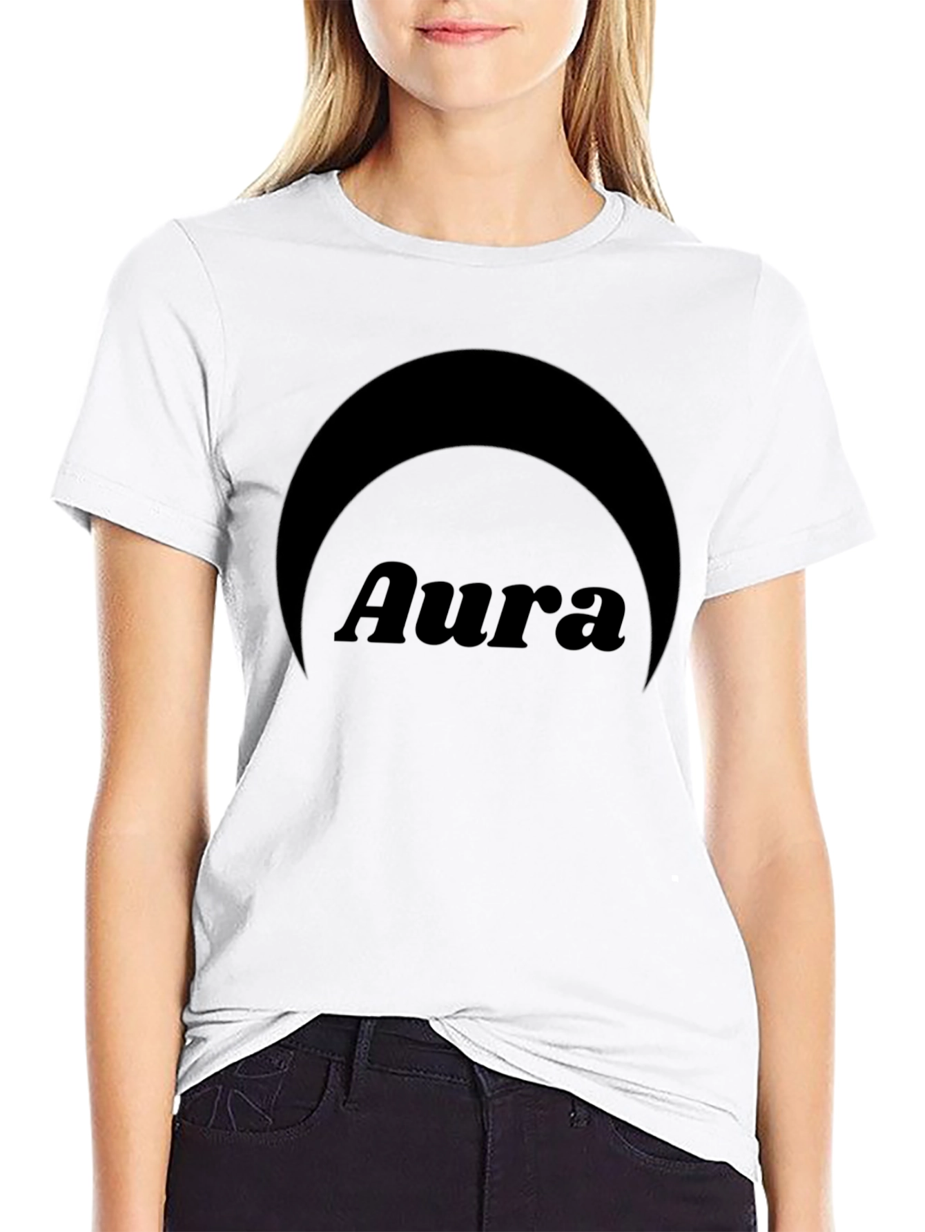 Aura Graphic T-Shirt - Classic Black Tee