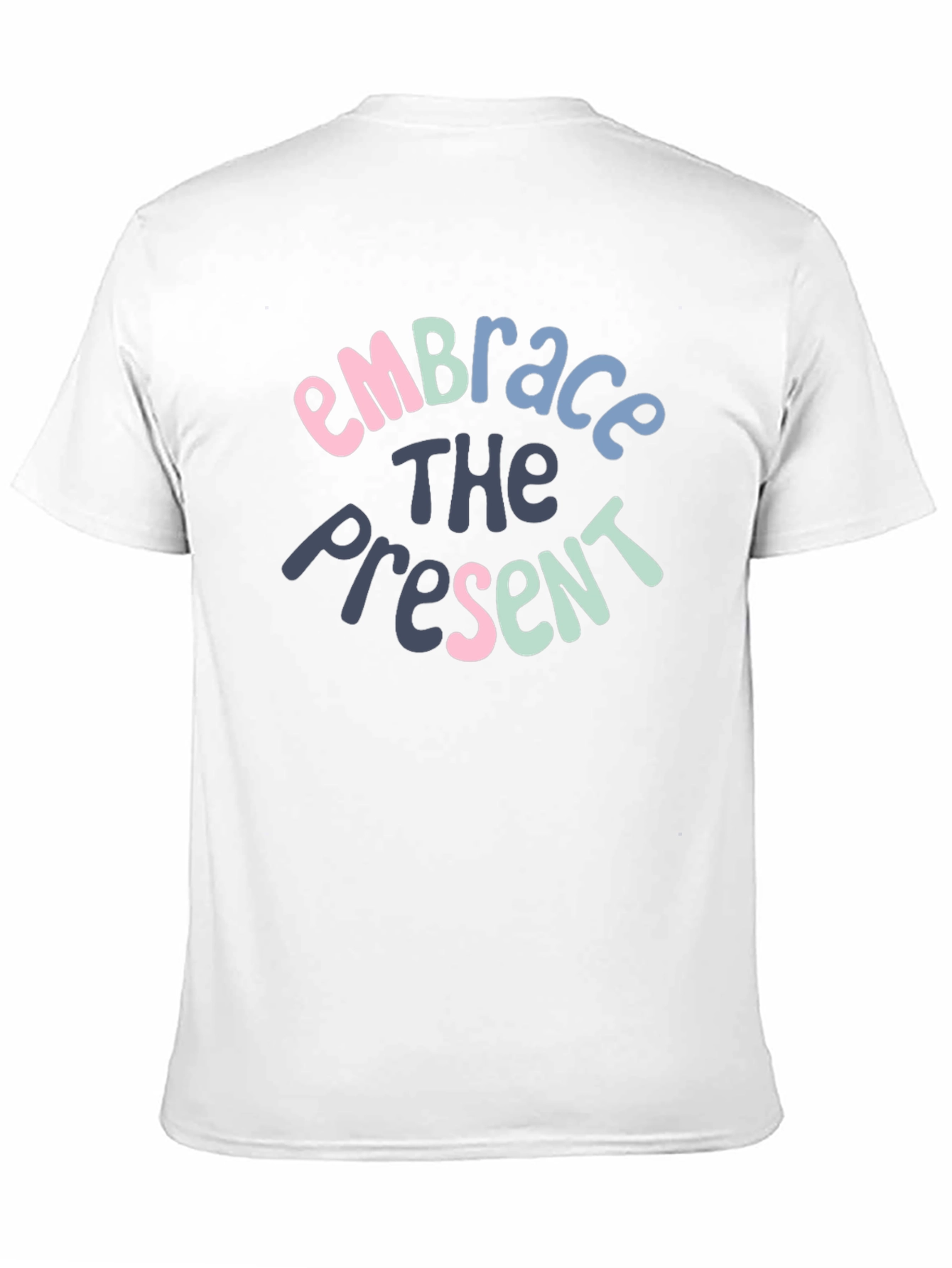 Embrace the Present Graphic T-Shirt - Black