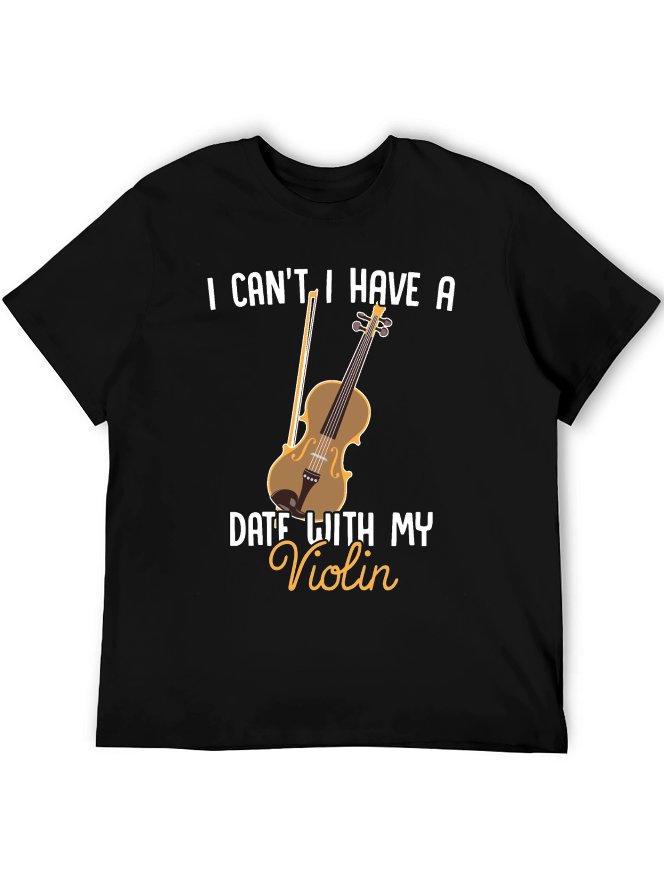 Funny Violin Date T-Shirt