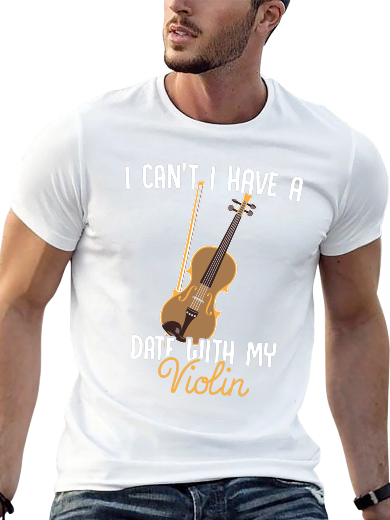 Funny Violin Date T-Shirt