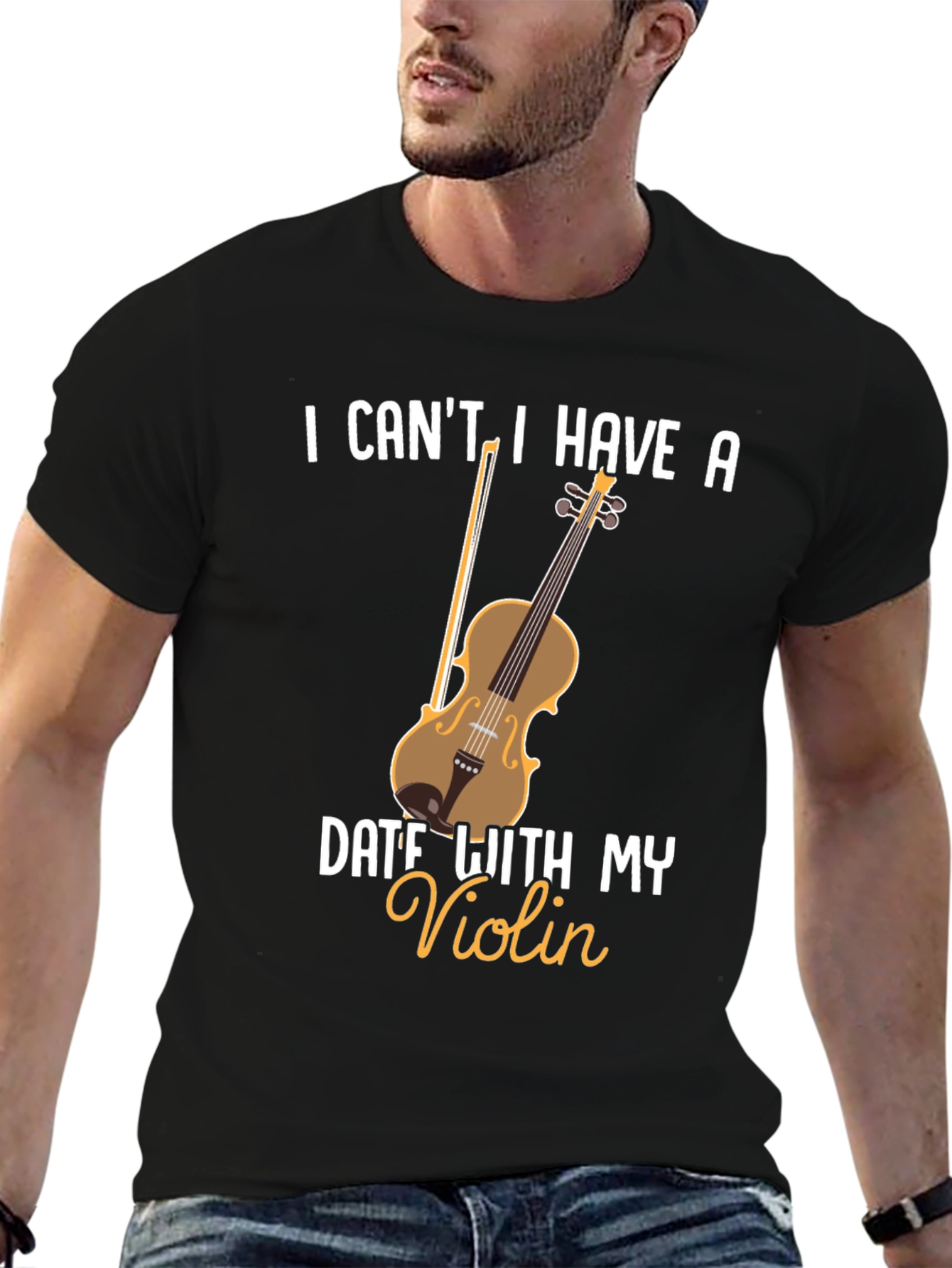 Funny Violin Date T-Shirt