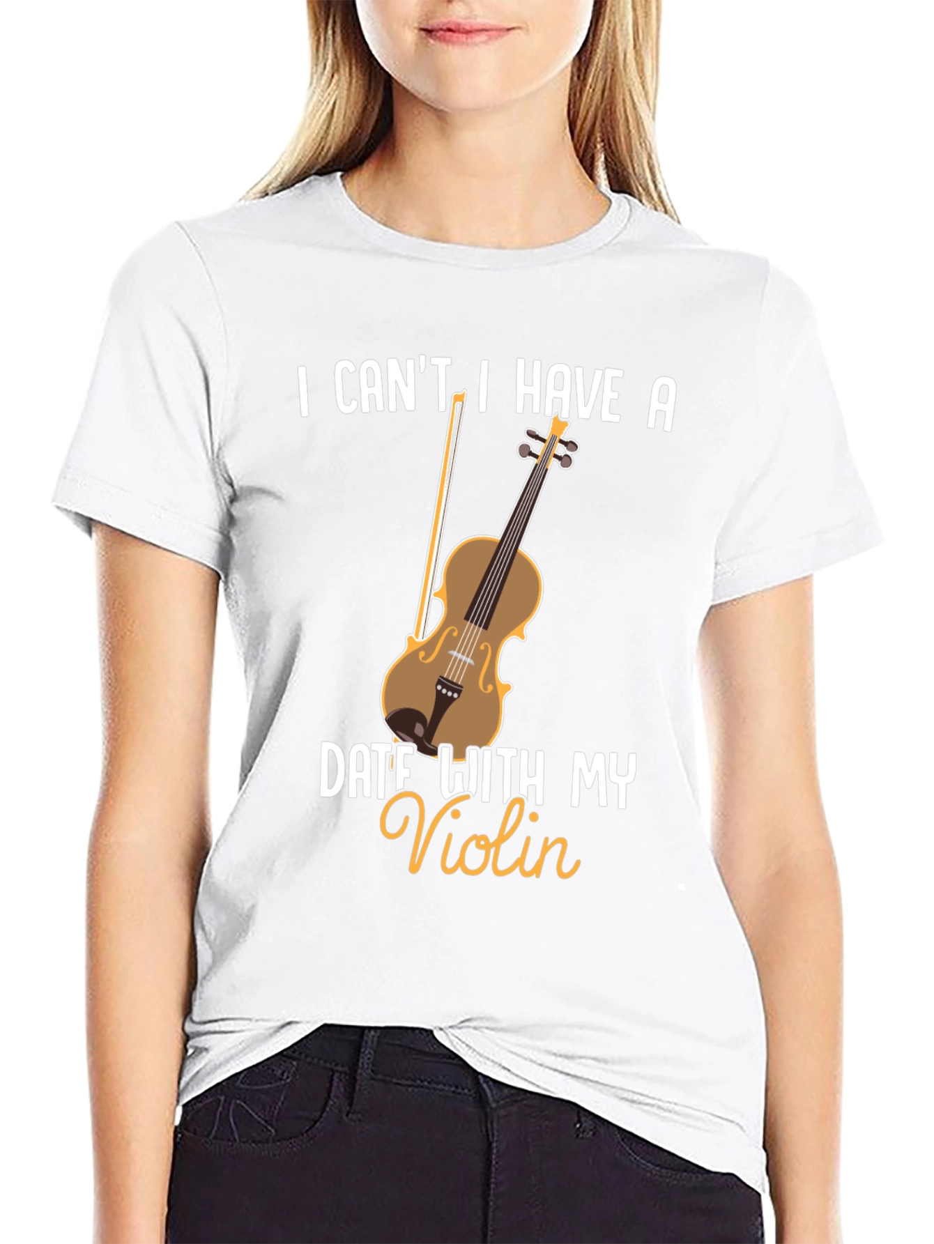 Funny Violin Date T-Shirt