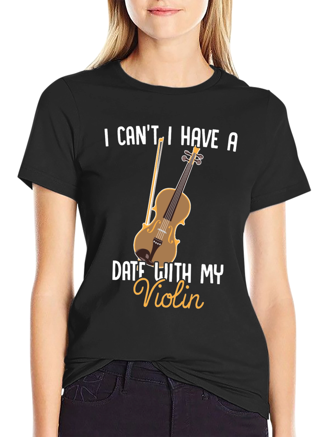 Funny Violin Date T-Shirt
