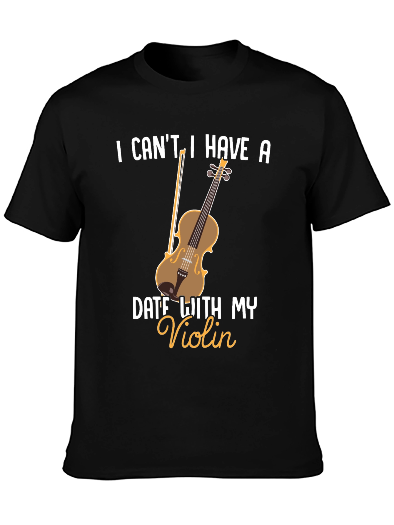 Funny Violin Date T-Shirt