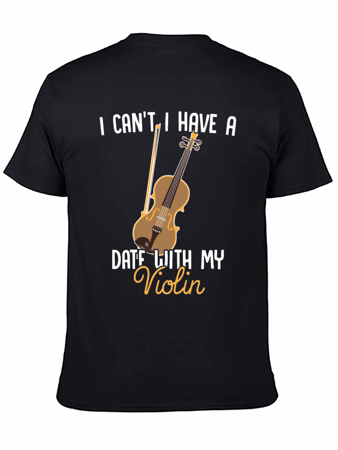 Funny Violin Date T-Shirt
